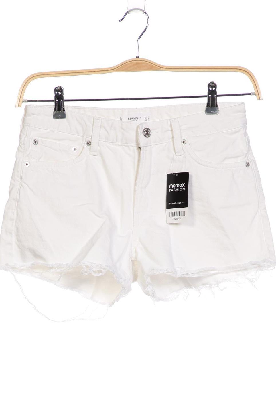 

Mango Damen Shorts, weiß, Gr. 36