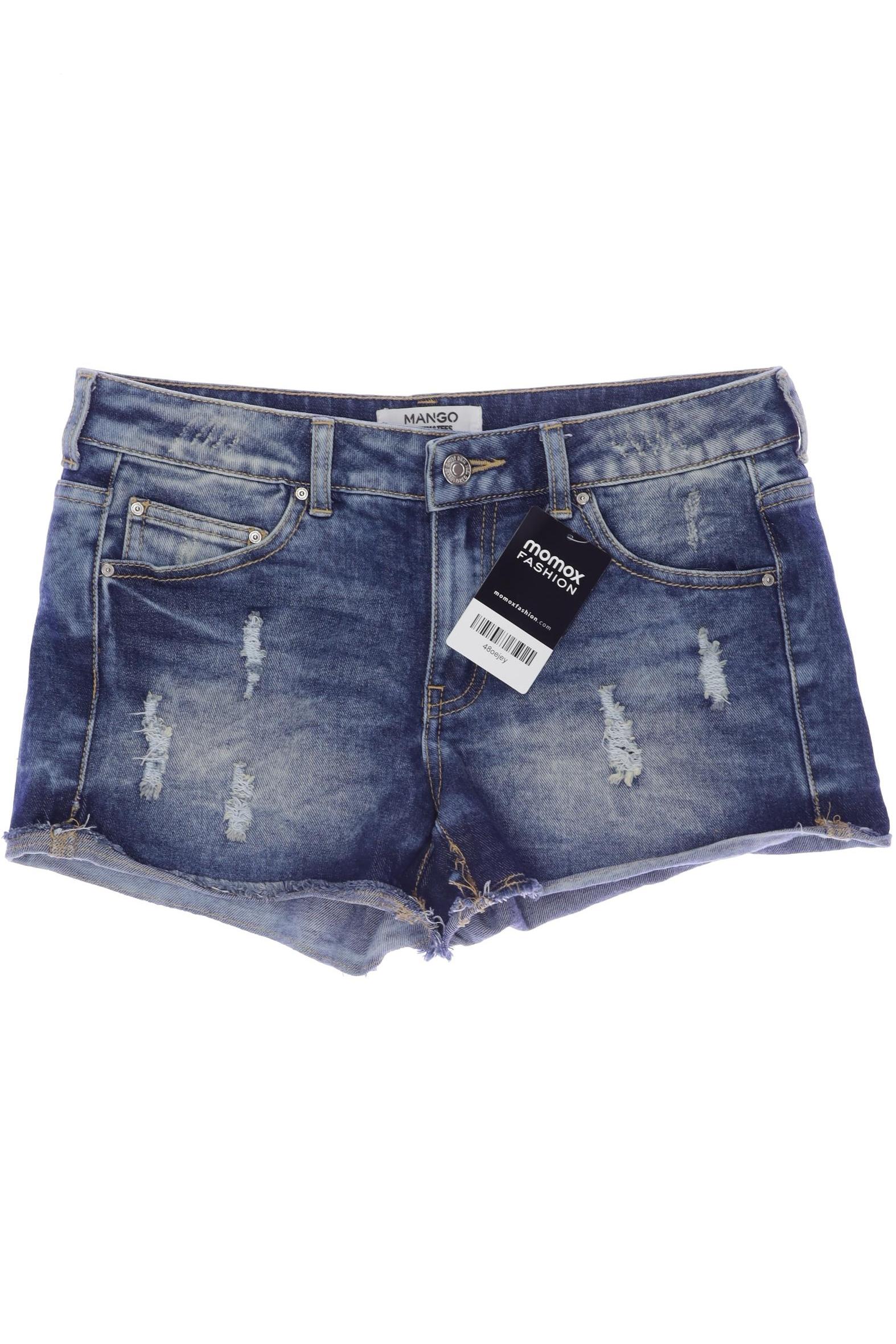 

Mango Damen Shorts, blau, Gr. 34