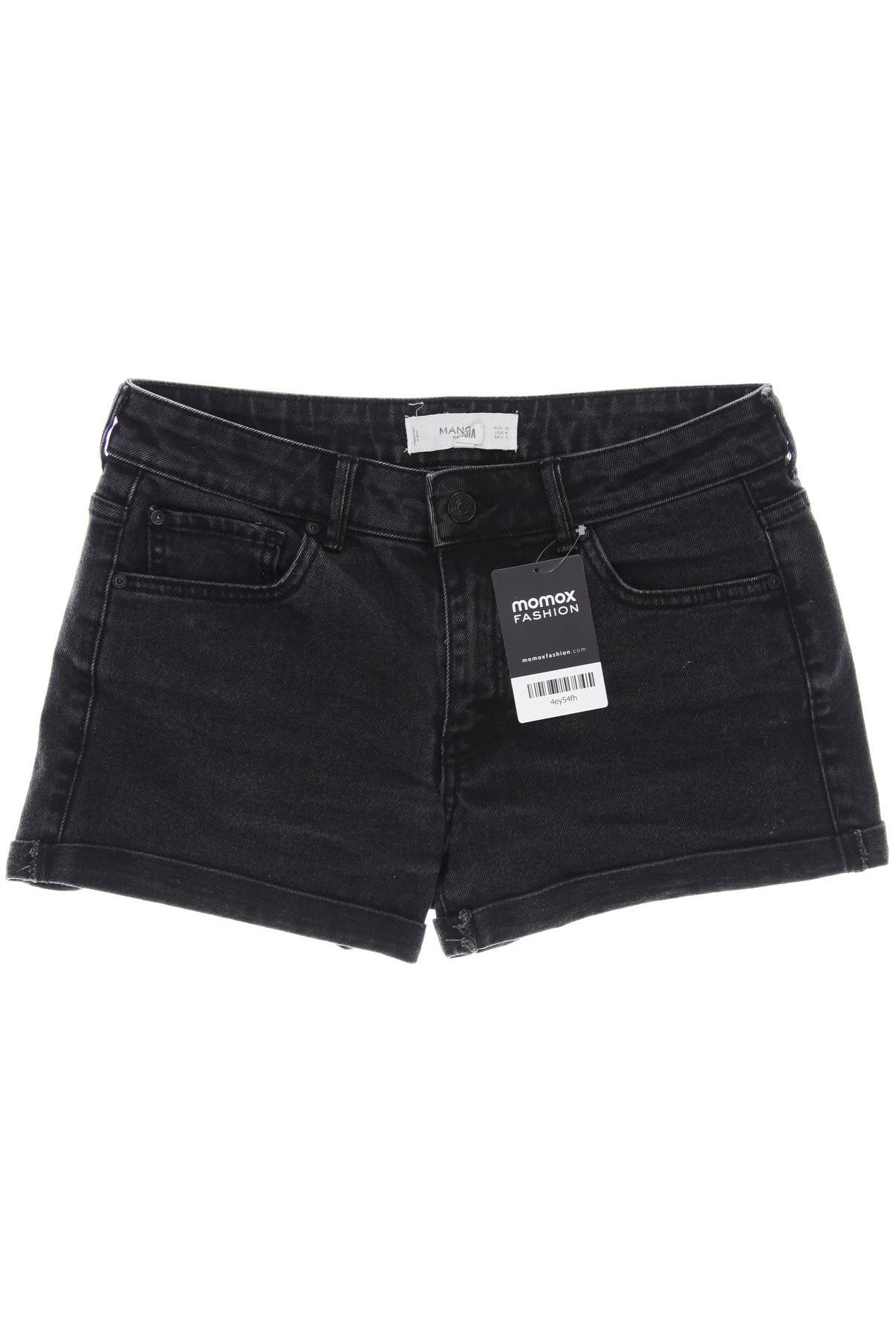 

MANGO Damen Shorts, schwarz