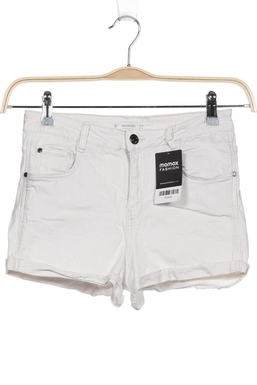 

MANGO Damen Shorts, weiß