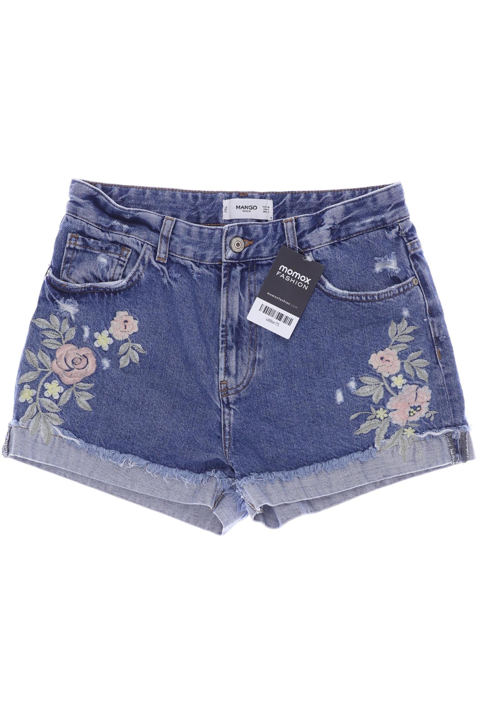 

MANGO Damen Shorts, blau