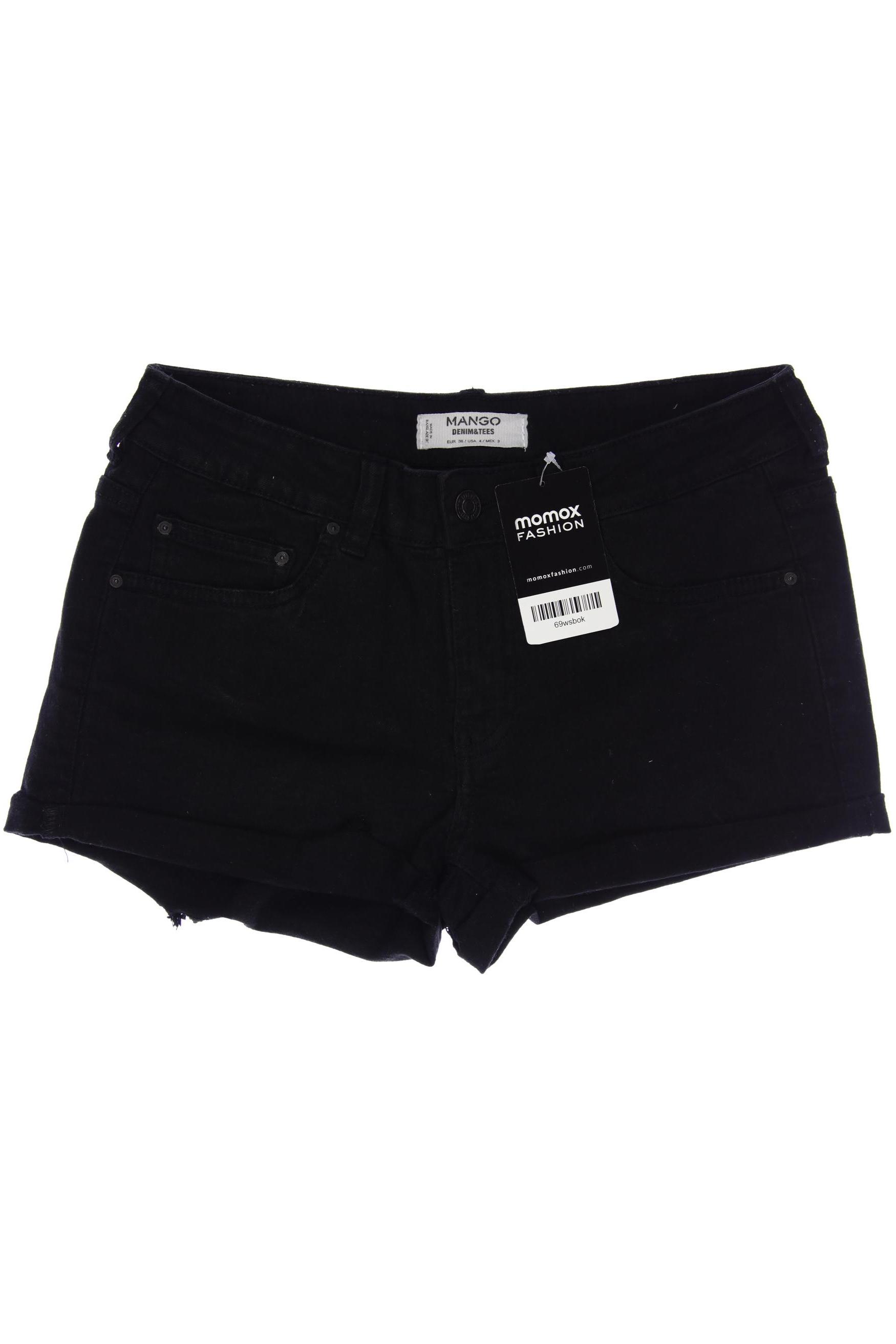 

Mango Damen Shorts, schwarz, Gr. 36
