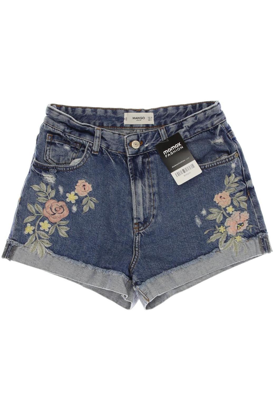 

MANGO Damen Shorts, blau