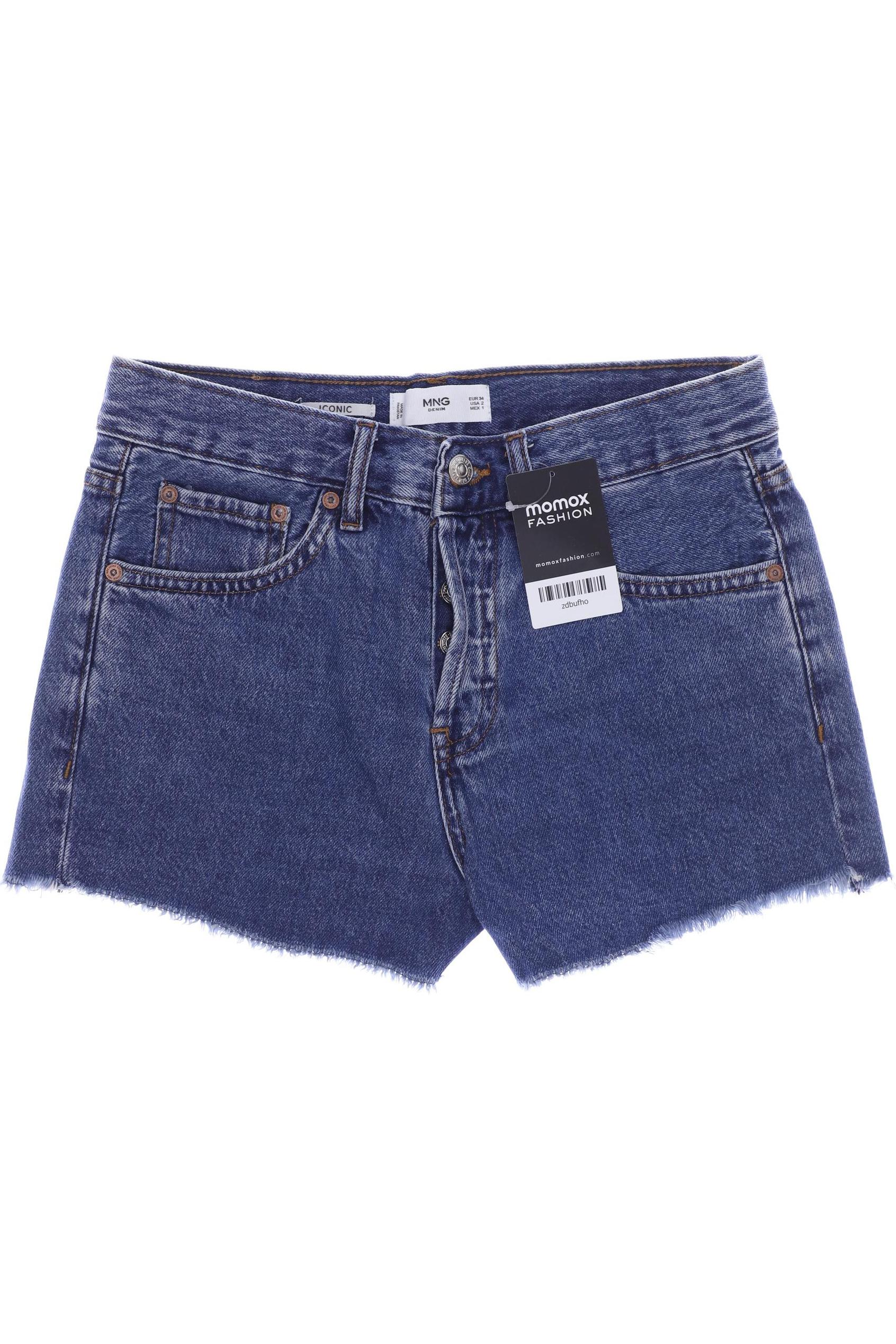 

Mango Damen Shorts, blau, Gr. 34