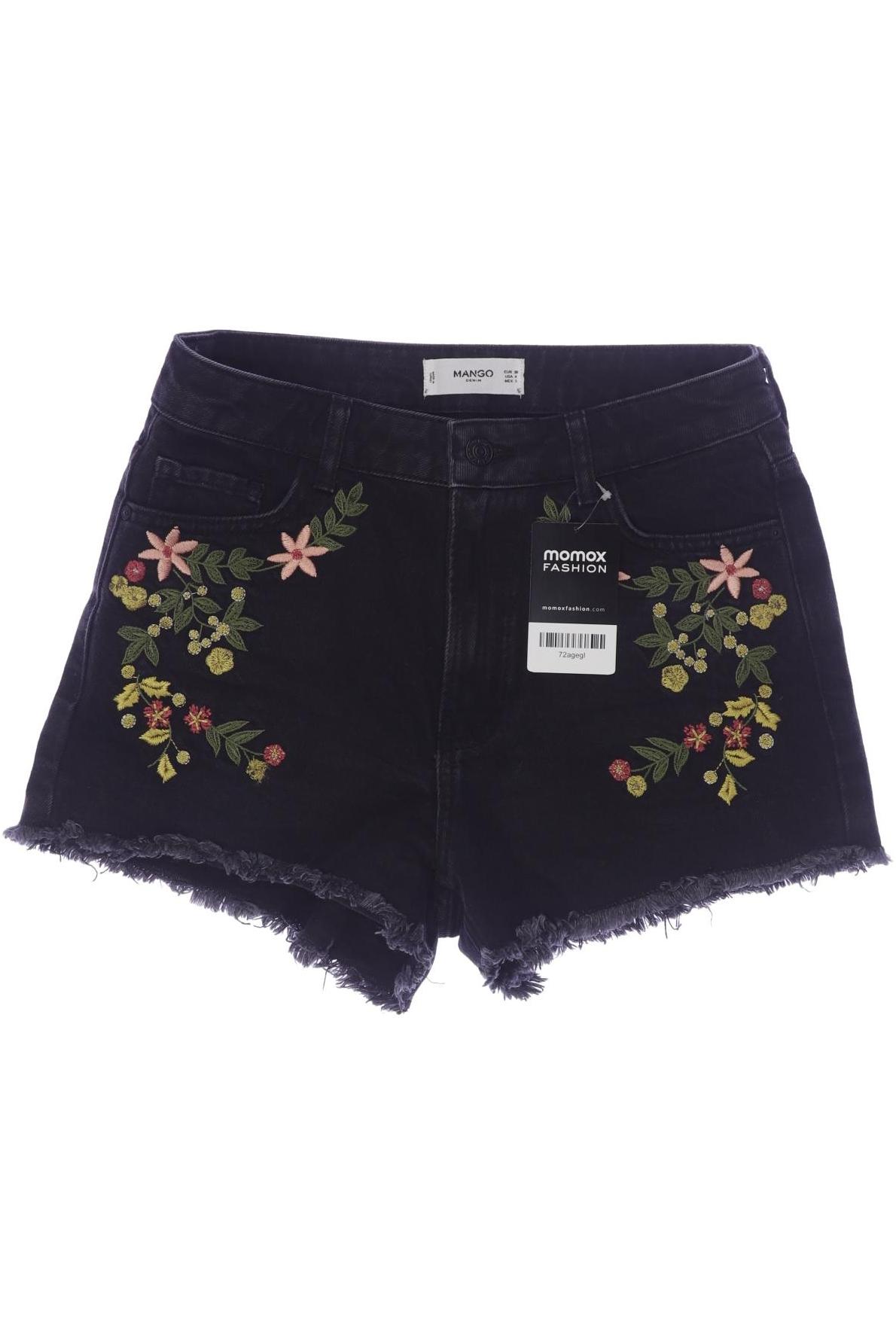 

Mango Damen Shorts, schwarz, Gr. 36