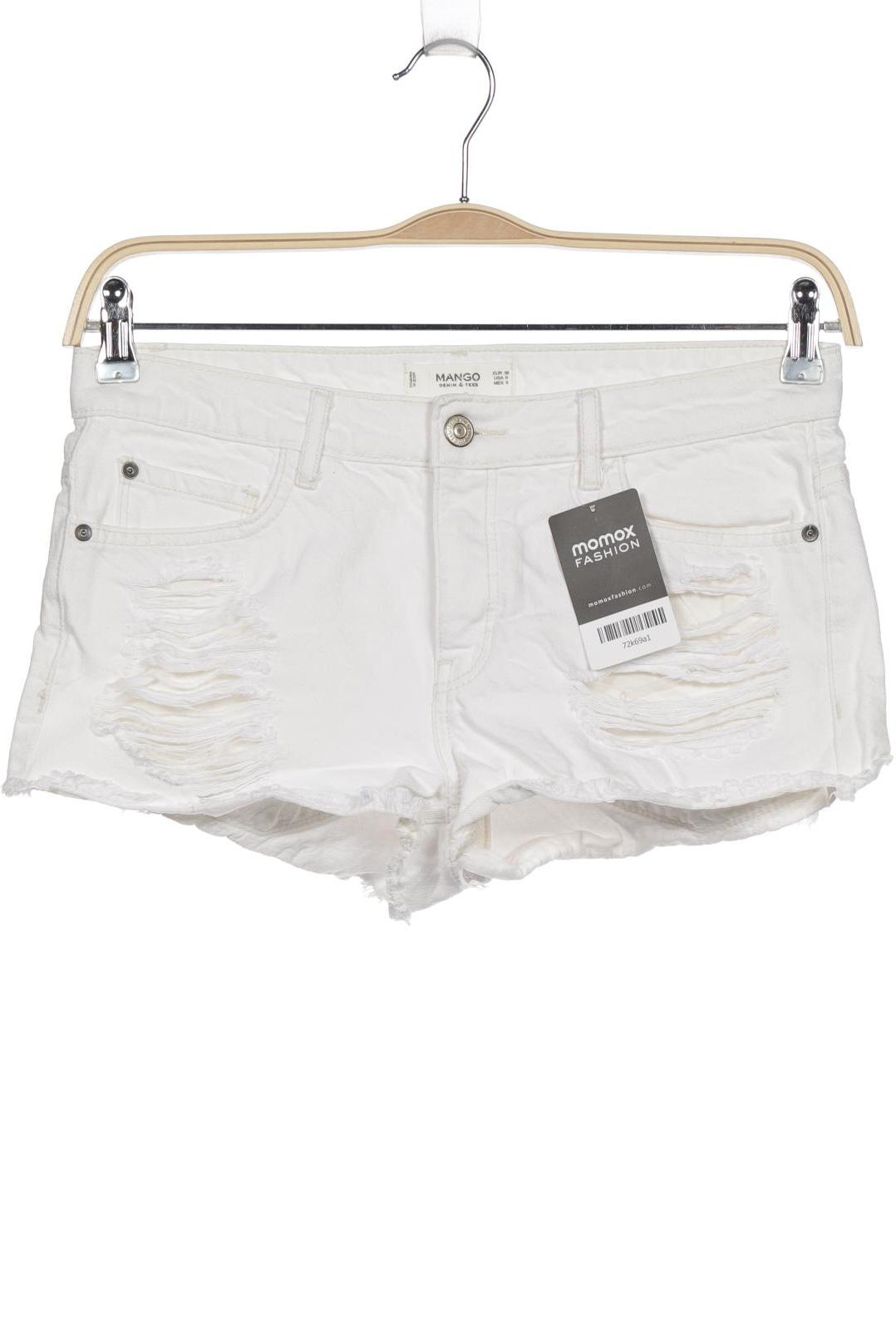 

MANGO Damen Shorts, weiß