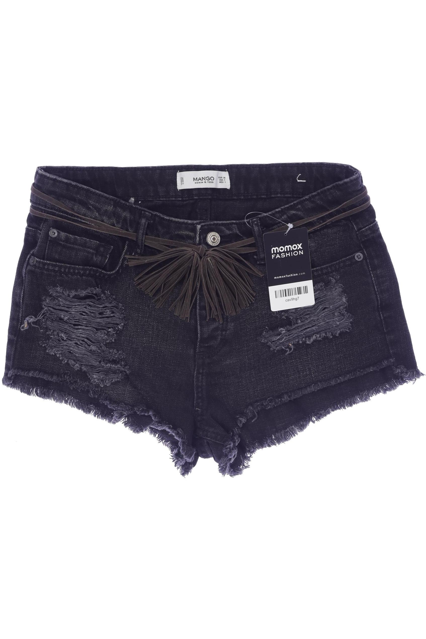 

Mango Damen Shorts, schwarz, Gr. 36