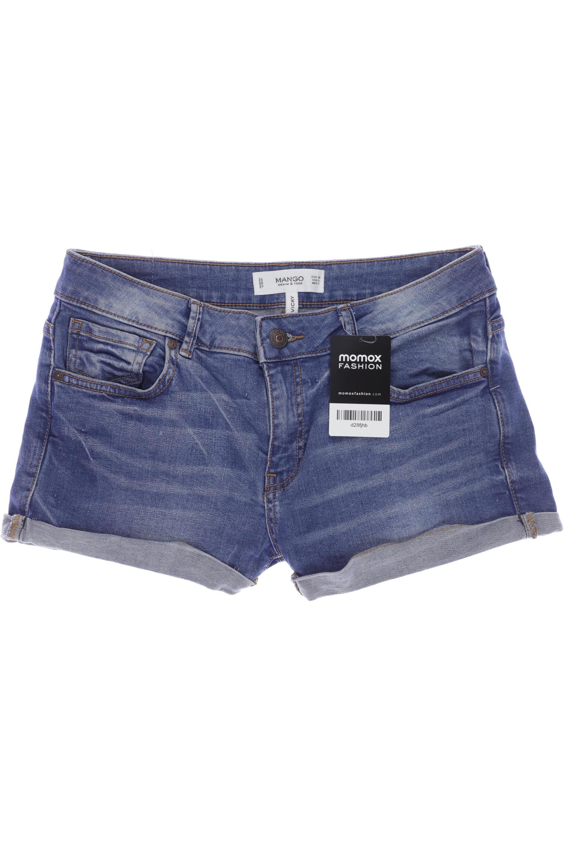 

MANGO Damen Shorts, blau