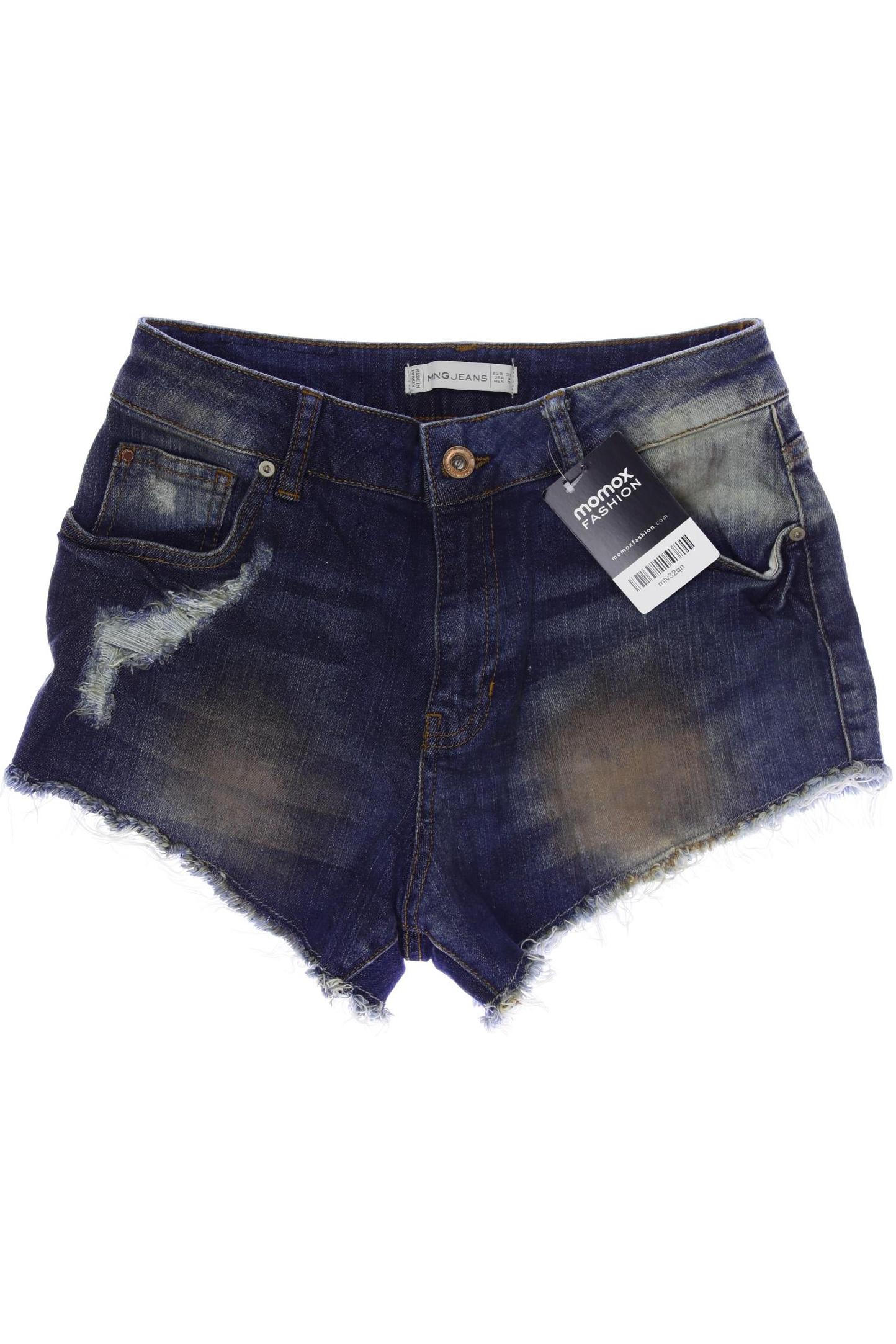 Thumbnail - Mango Damen Shorts, blau, Gr. 38