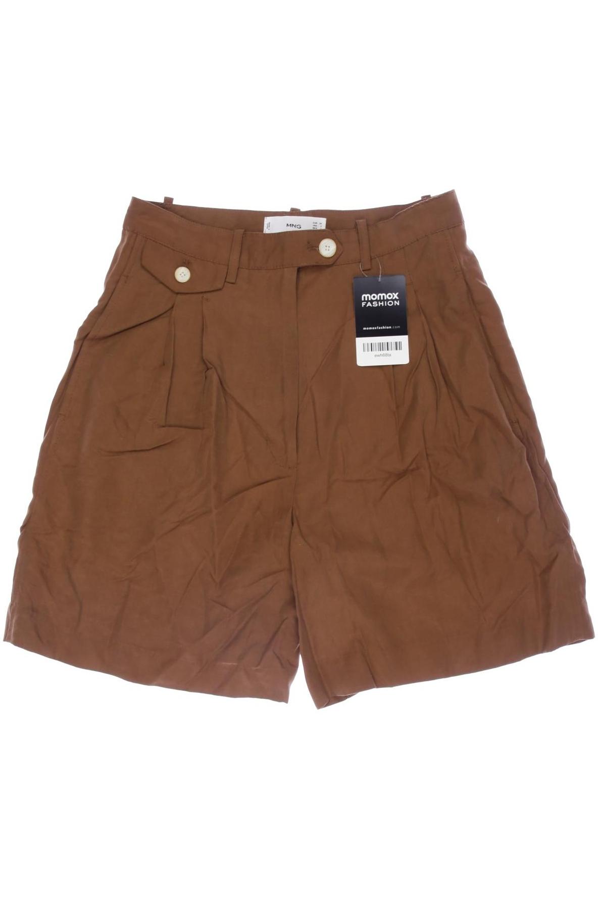 

Mango Damen Shorts, braun, Gr. 34