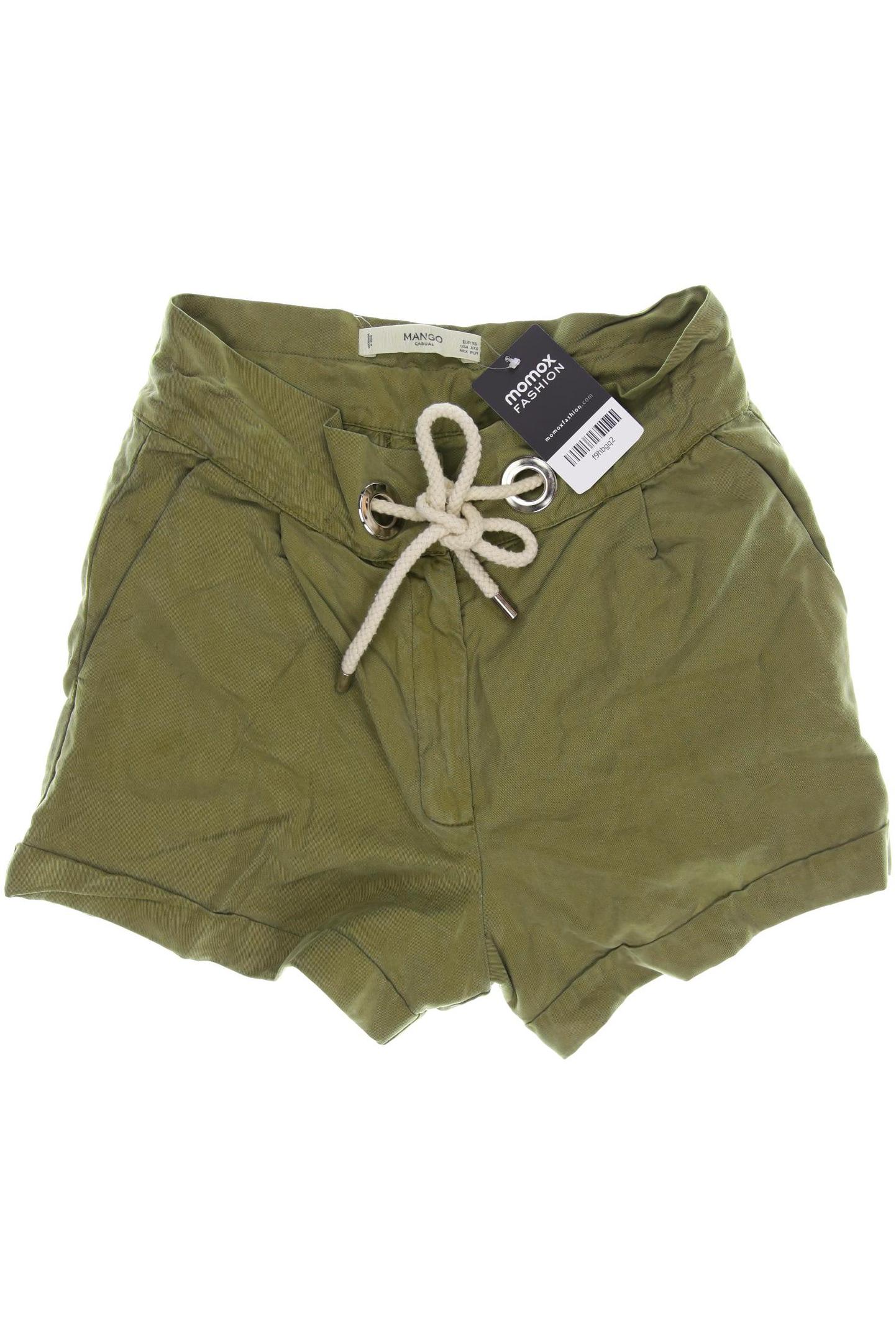 

MANGO Damen Shorts, grün