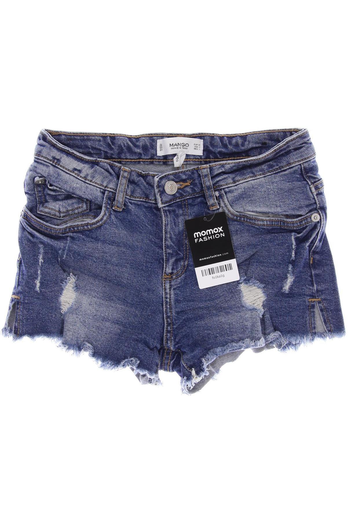 

MANGO Damen Shorts, blau