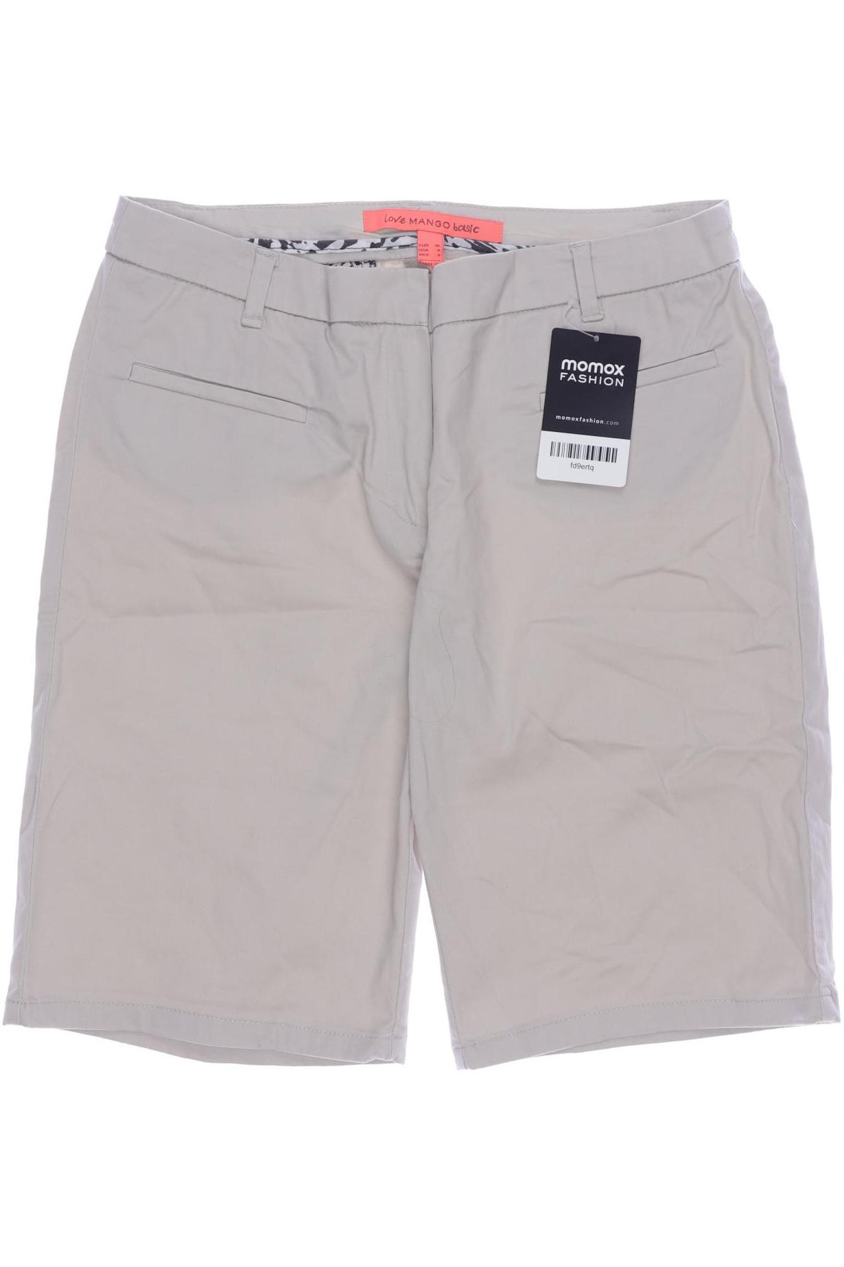 

Mango Damen Shorts, beige, Gr. 36