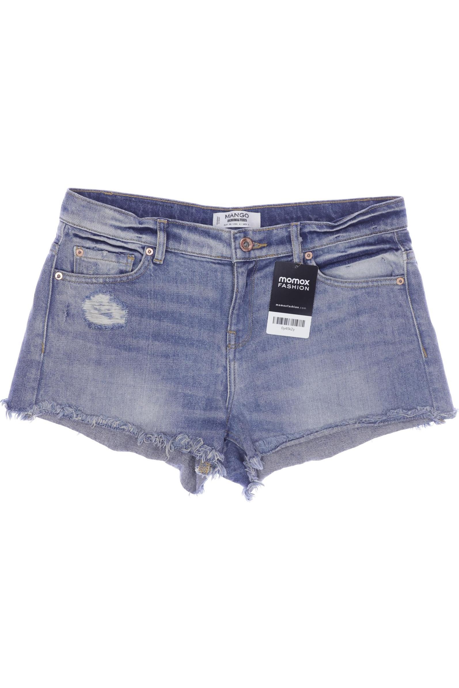 

Mango Damen Shorts, blau, Gr. 36