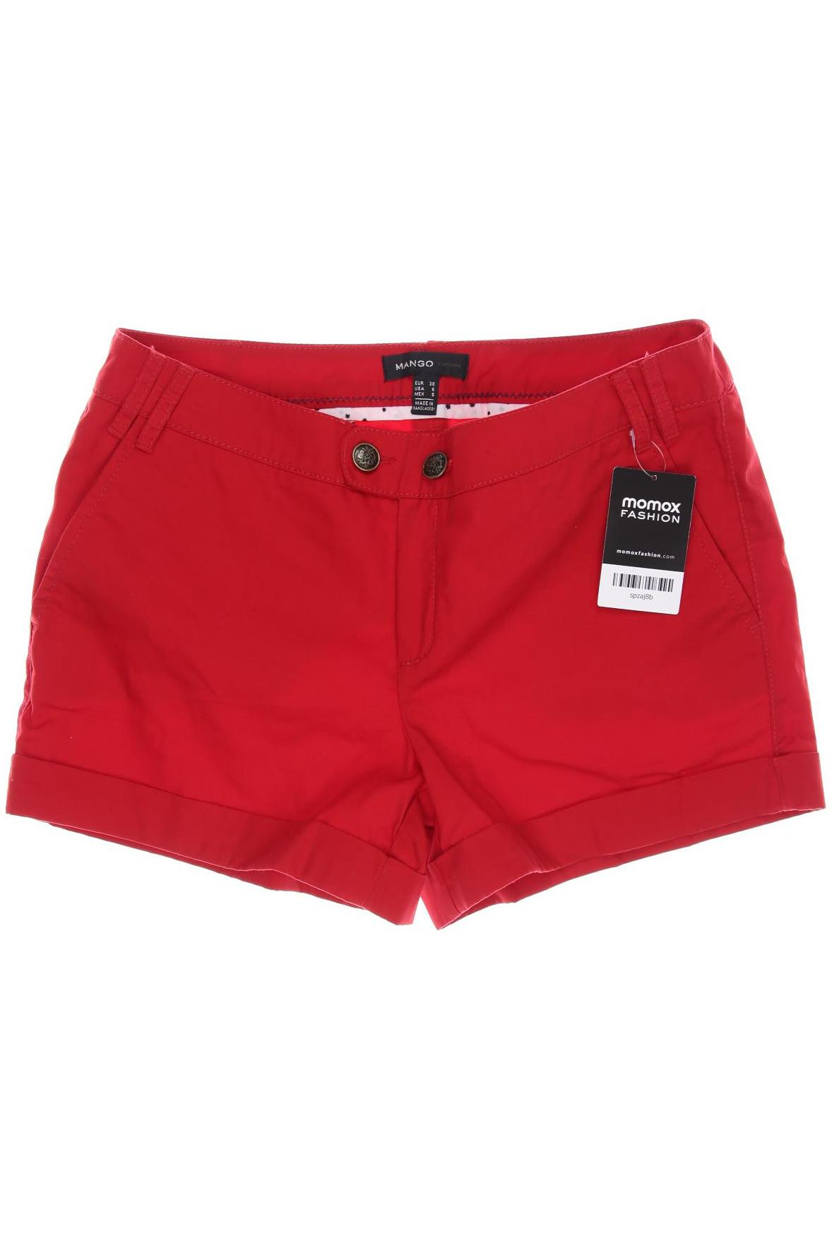 

Mango Damen Shorts, rot, Gr. 38