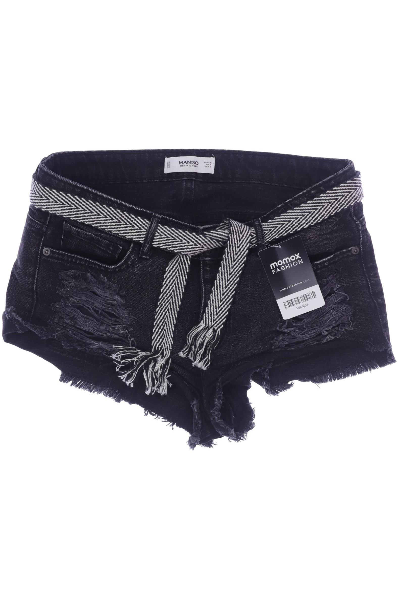 

Mango Damen Shorts, grau, Gr. 36