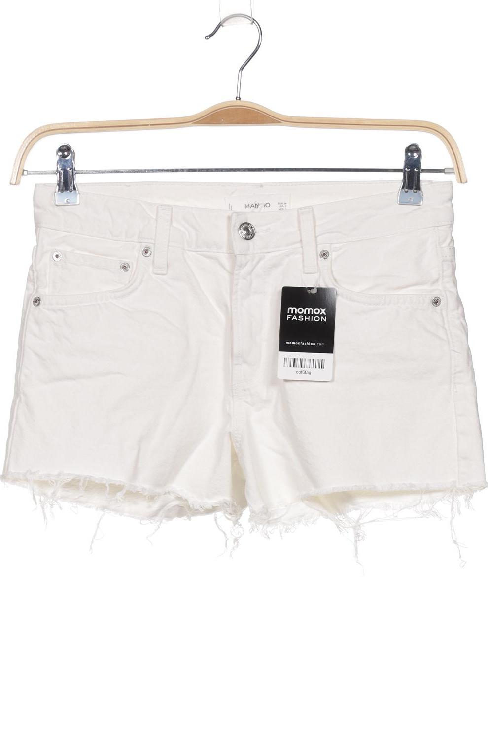 

Mango Damen Shorts, weiß, Gr. 34