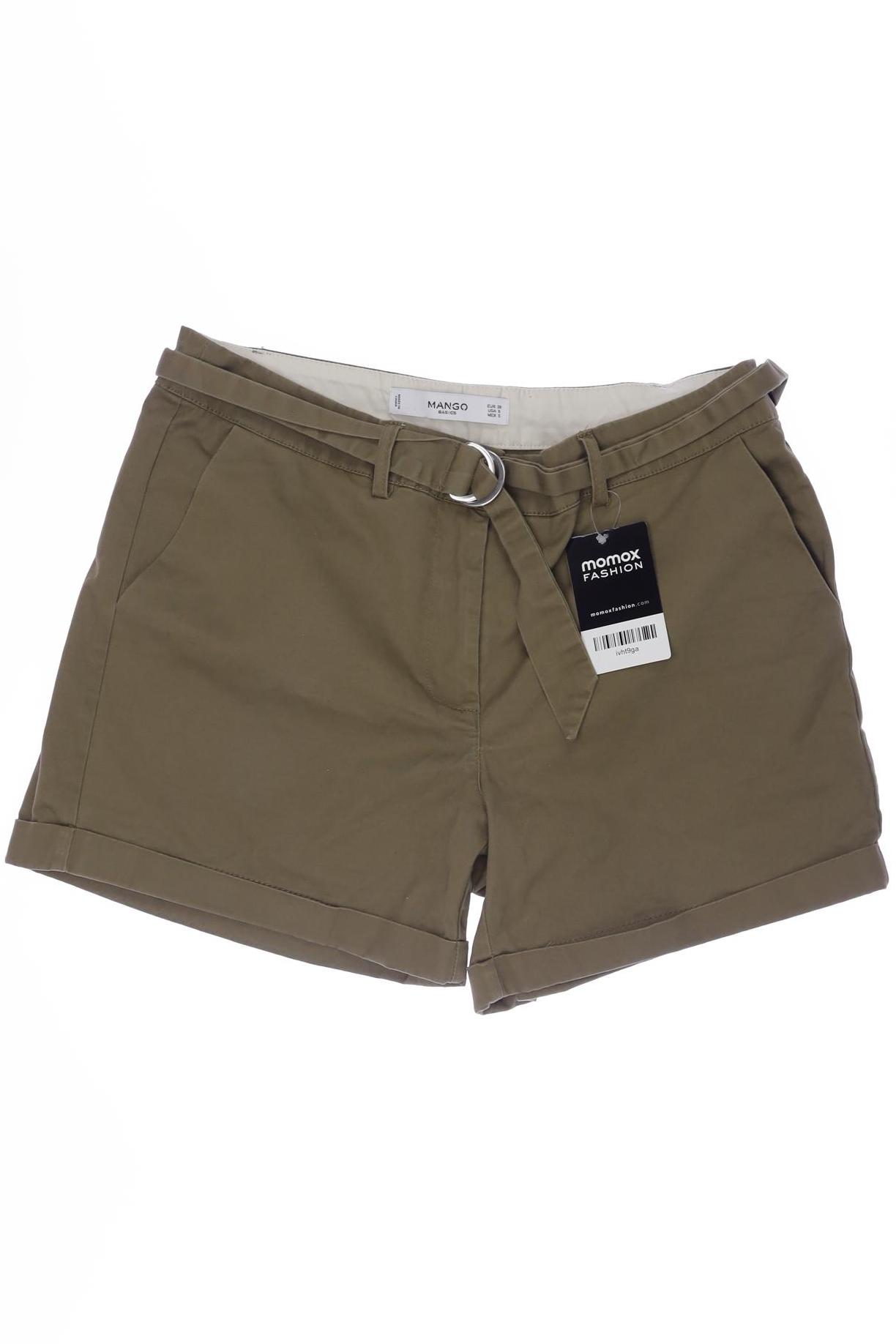 

Mango Damen Shorts, grün, Gr. 38