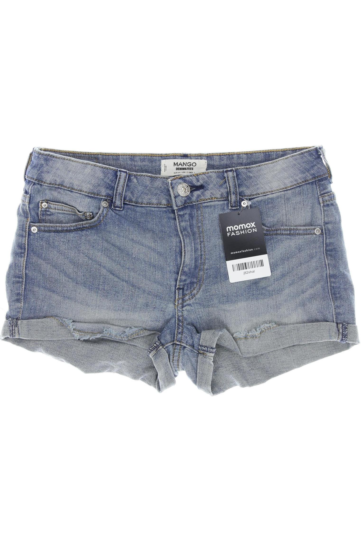 

Mango Damen Shorts, blau, Gr. 34