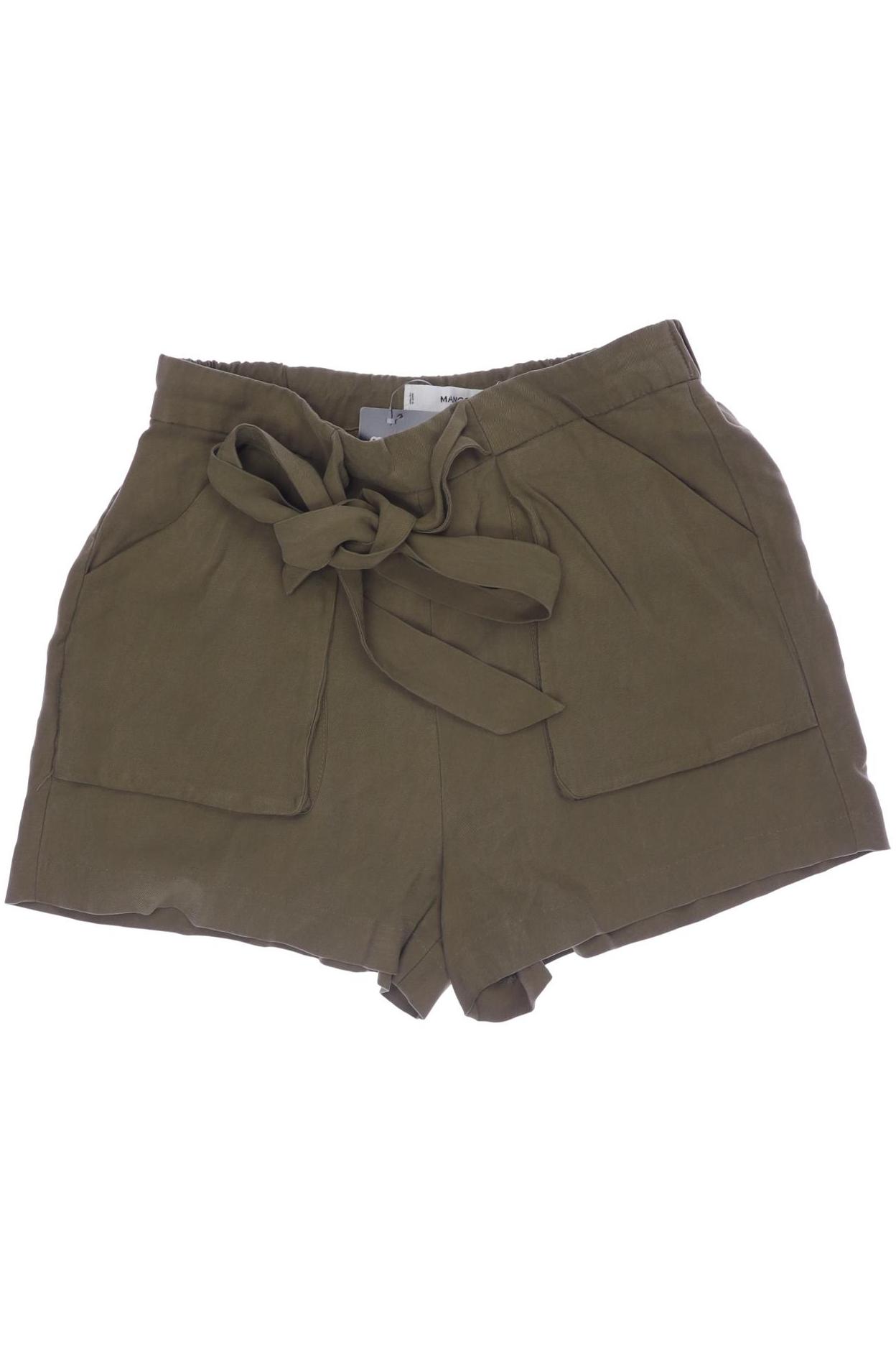

Mango Damen Shorts, grün, Gr. 34