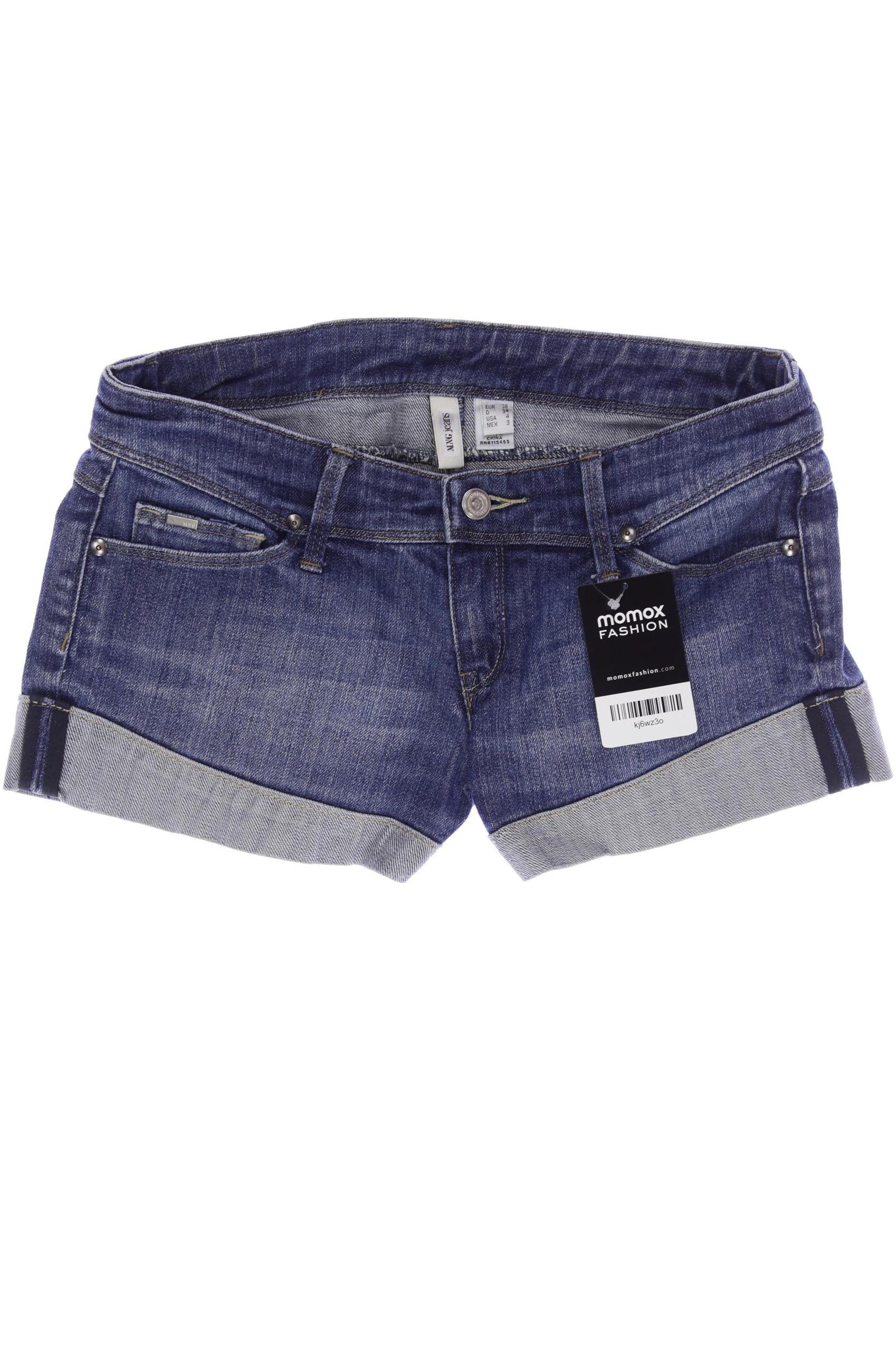 

Mango Damen Shorts, blau, Gr. 36