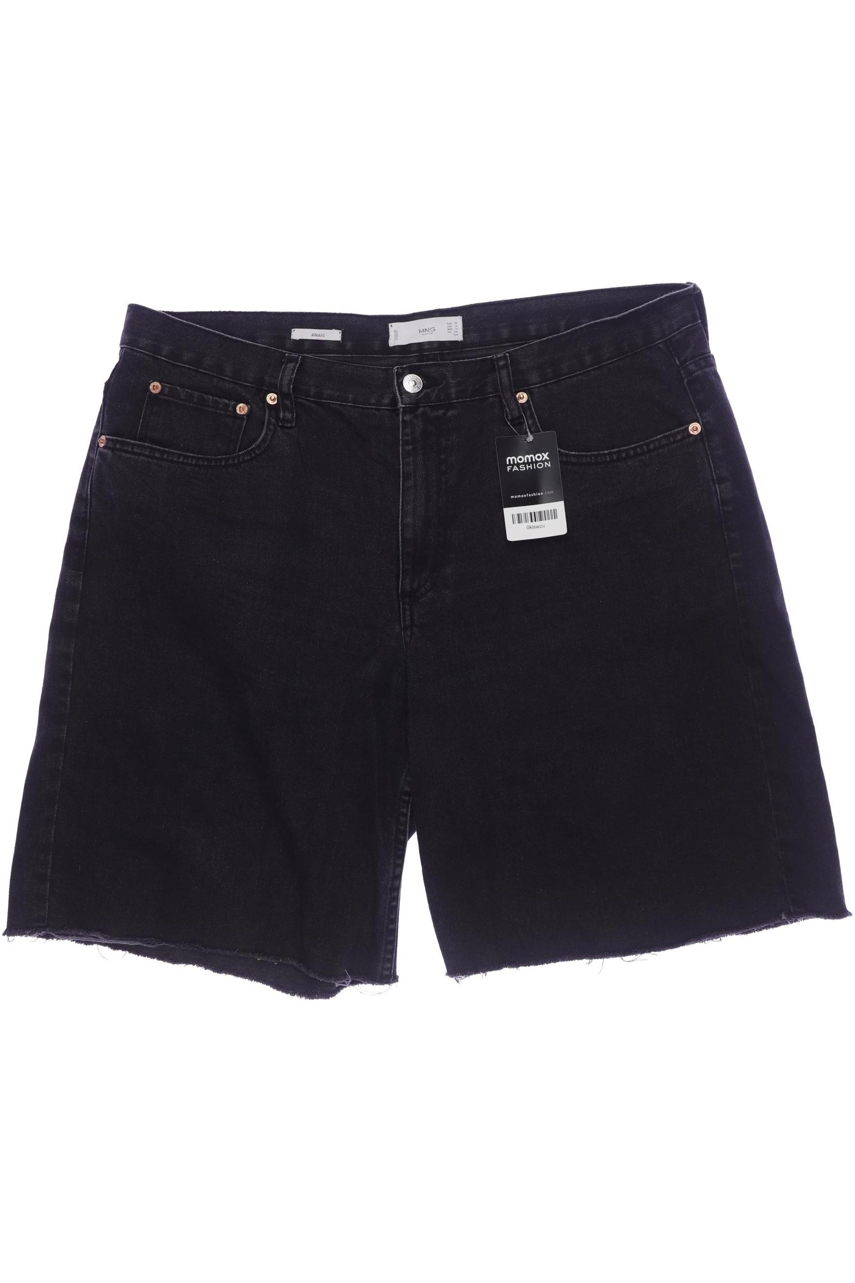 

Mango Damen Shorts, schwarz, Gr. 46