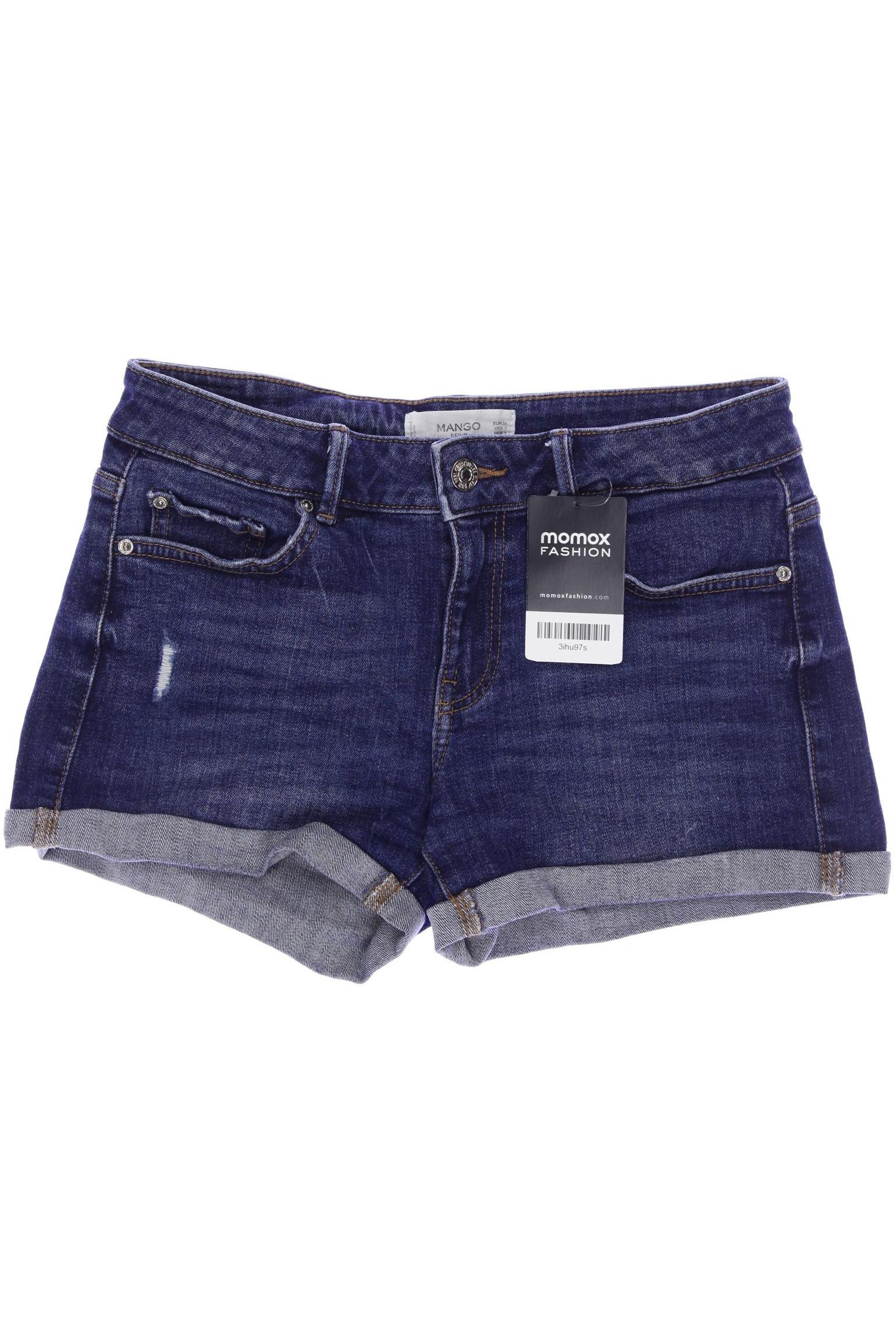 

Mango Damen Shorts, blau, Gr. 34