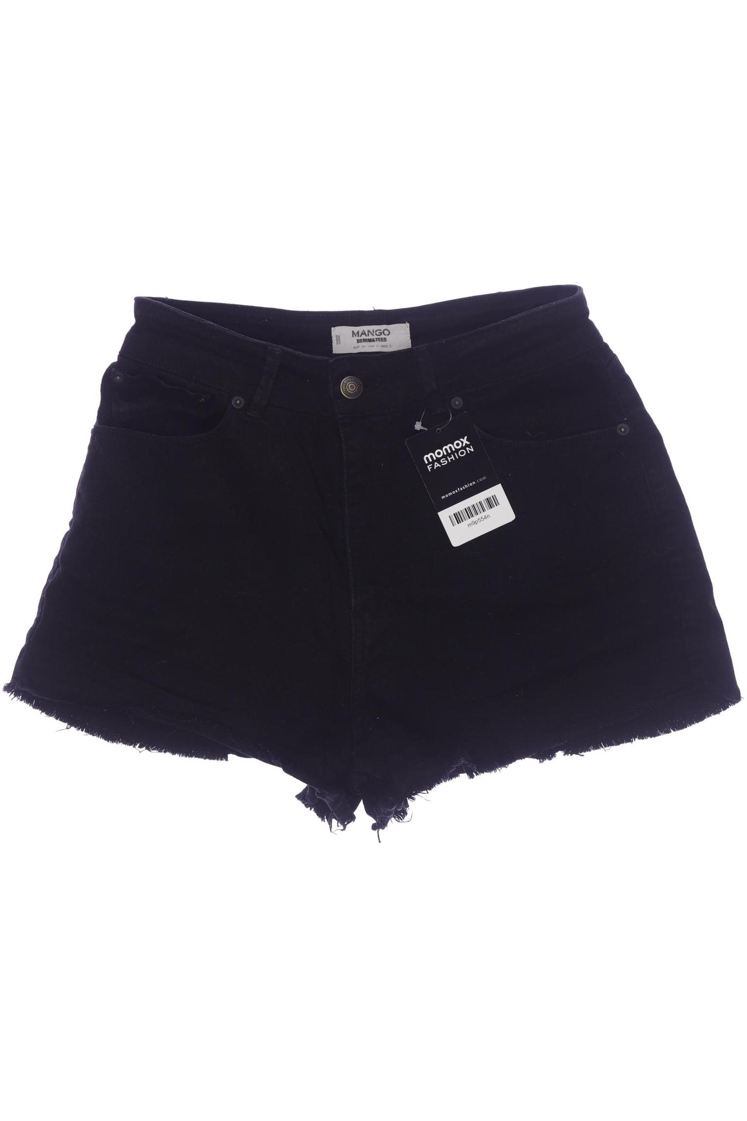

Mango Damen Shorts, schwarz, Gr. 38