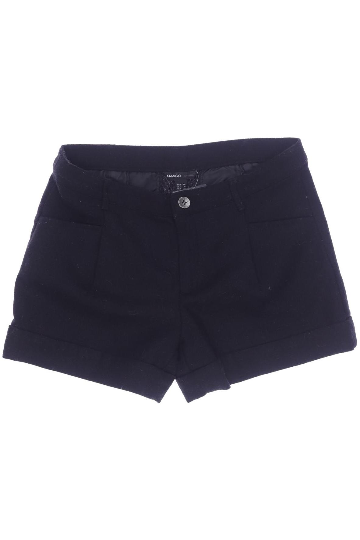 

Mango Damen Shorts, schwarz, Gr. 36