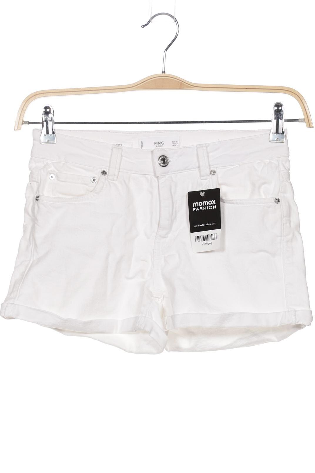 

Mango Damen Shorts, weiß, Gr. 34