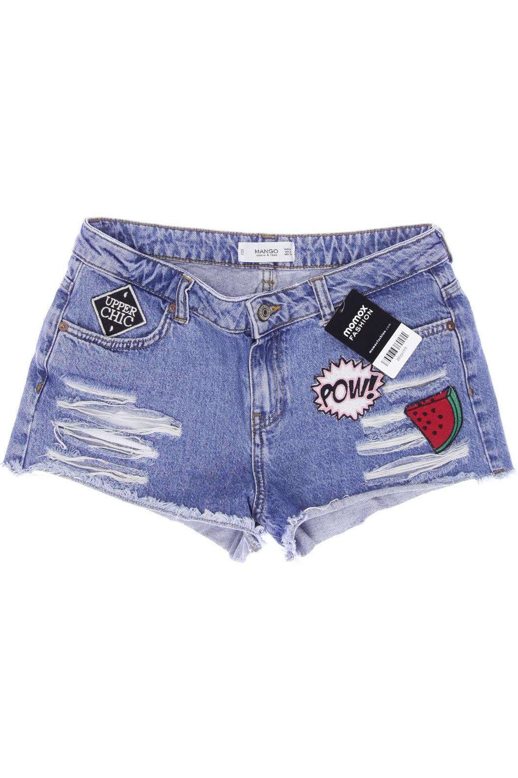 

Mango Damen Shorts, blau, Gr. 38