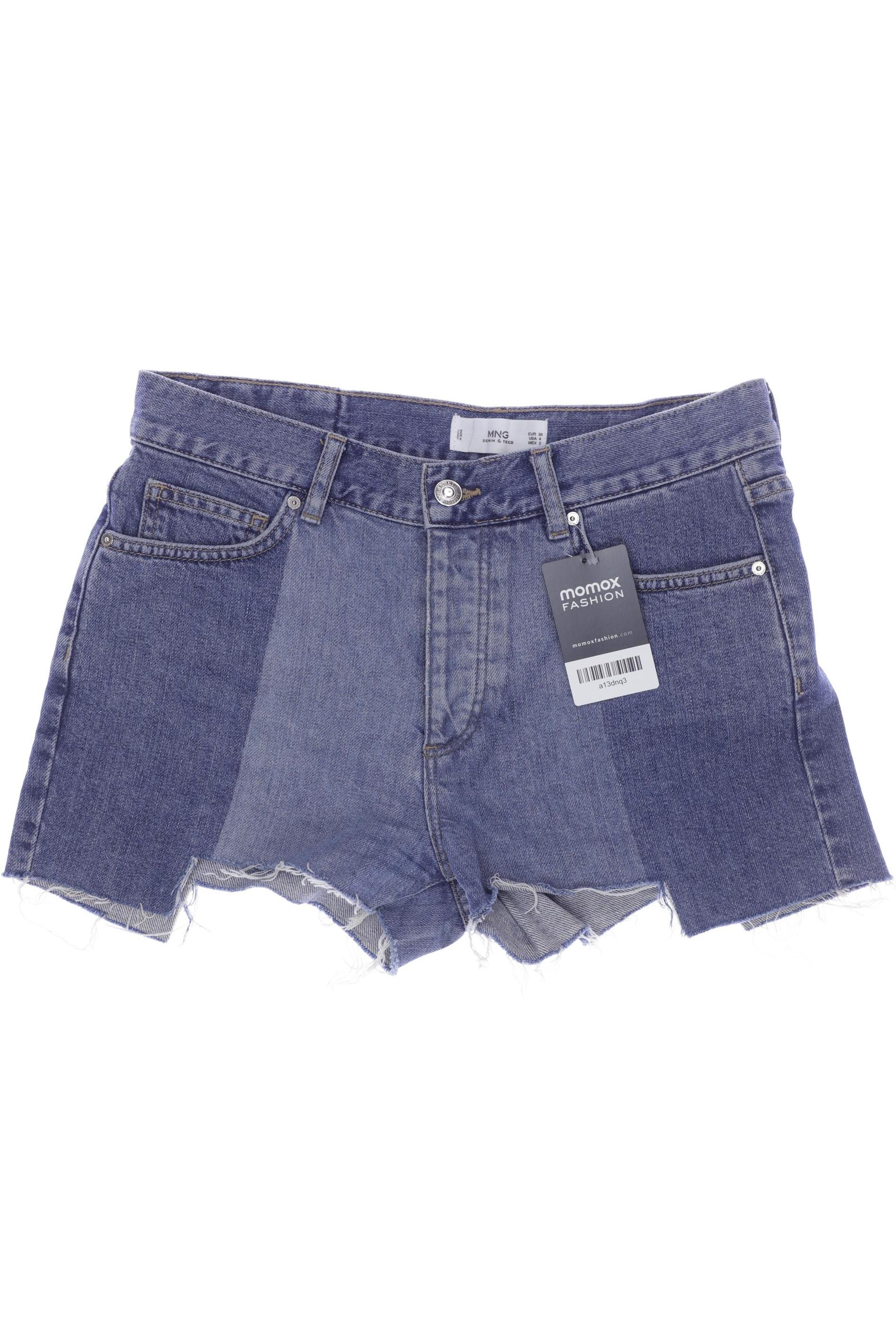 

Mango Damen Shorts, blau, Gr. 36