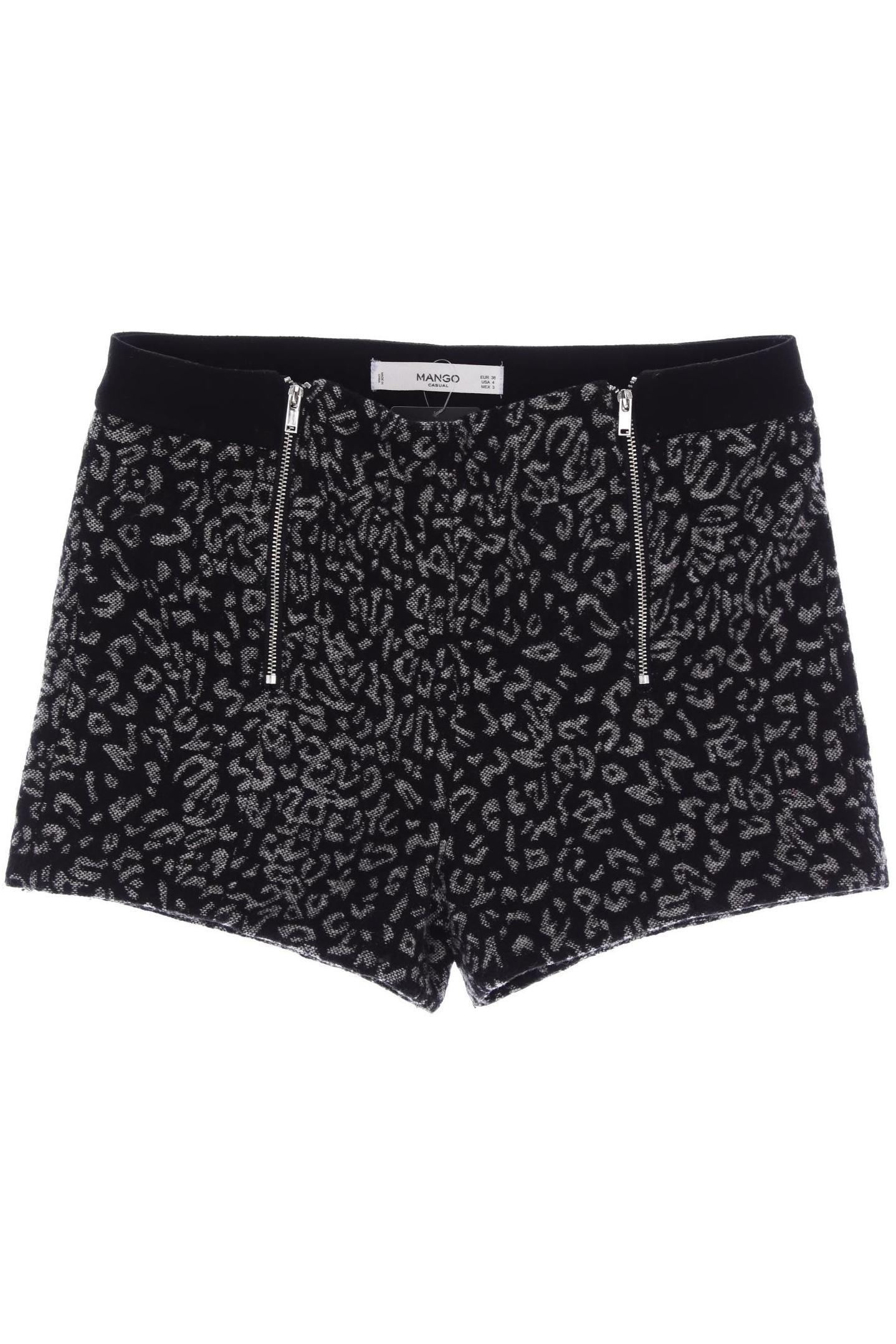 

Mango Damen Shorts, schwarz, Gr. 36