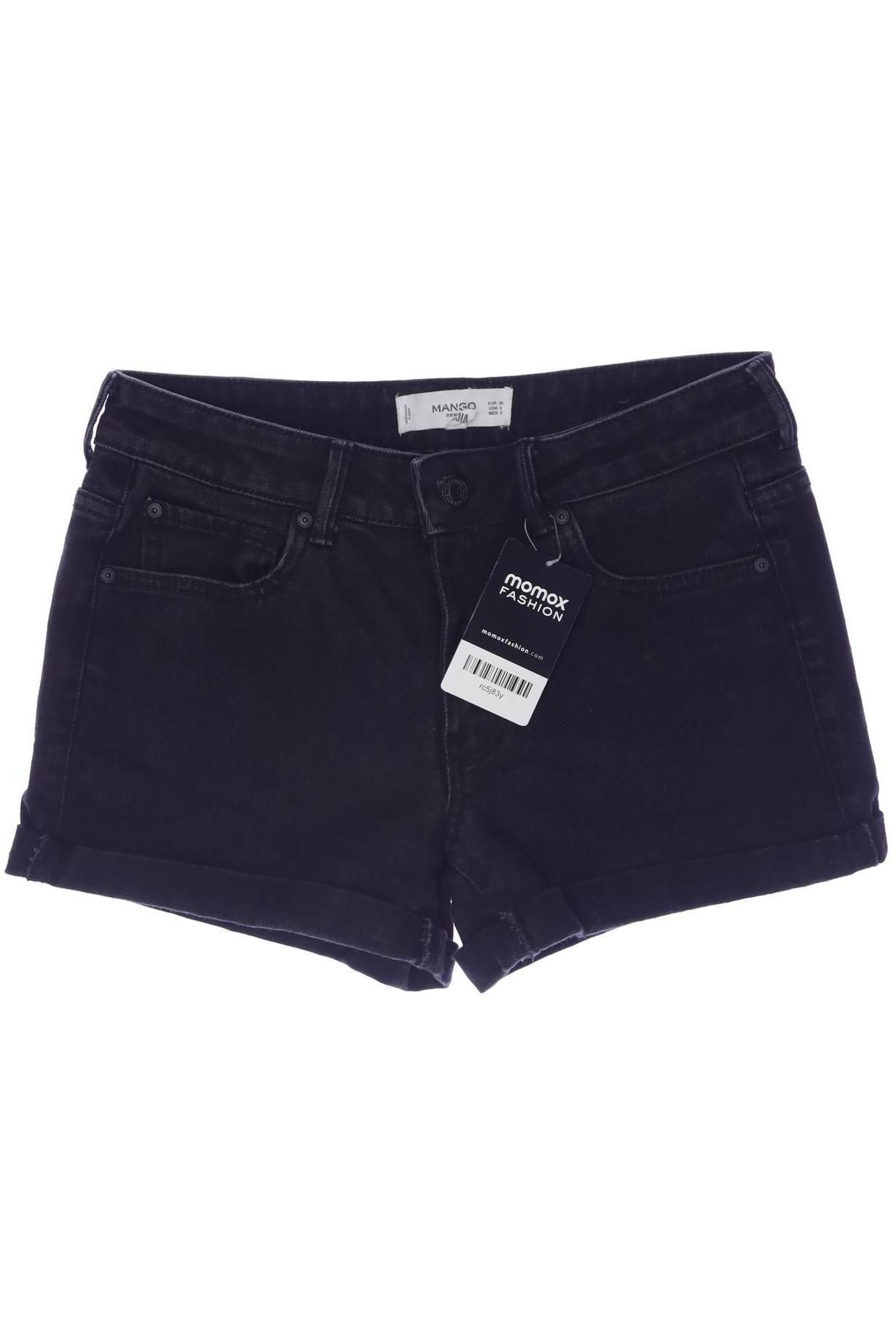

Mango Damen Shorts, schwarz, Gr. 36