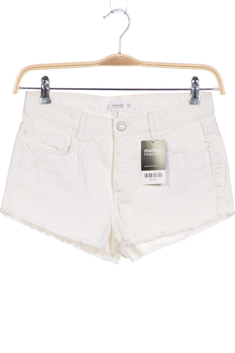 

Mango Damen Shorts, weiß, Gr. 36