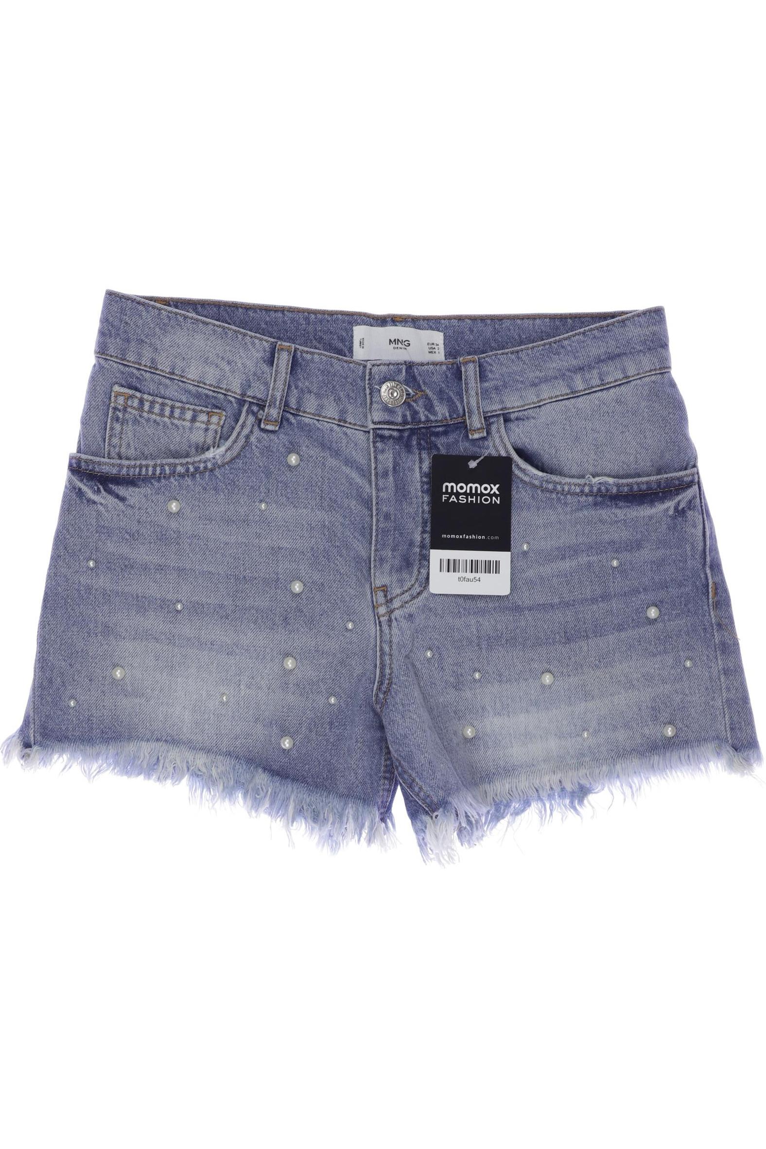 

Mango Damen Shorts, blau, Gr. 34