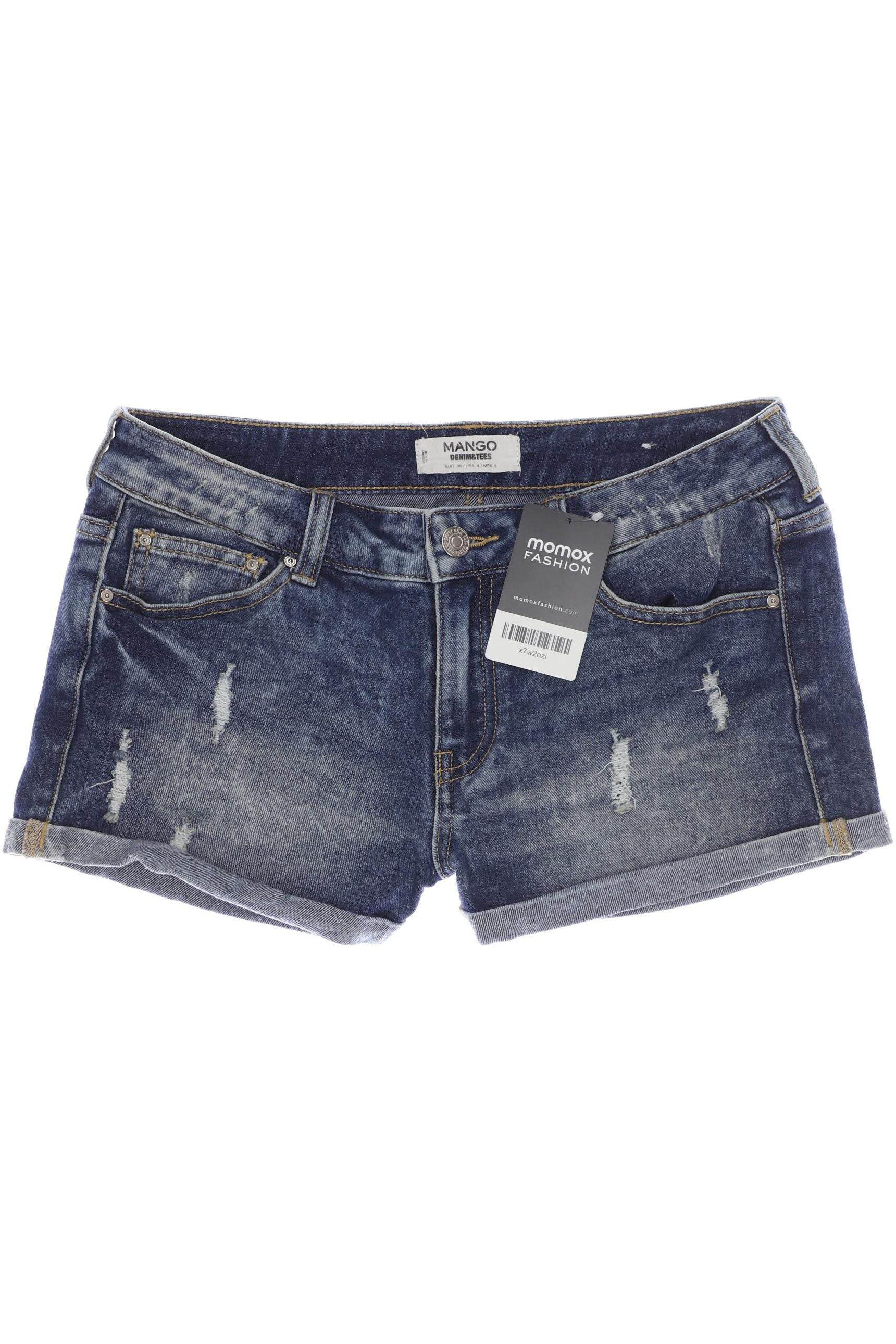 

MANGO Damen Shorts, blau