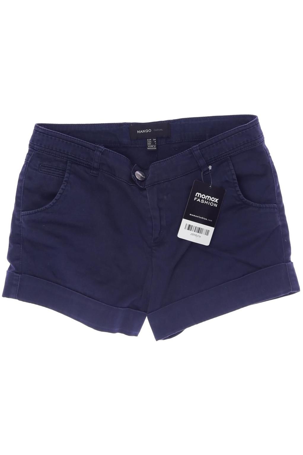 

Mango Damen Shorts, marineblau, Gr. 34