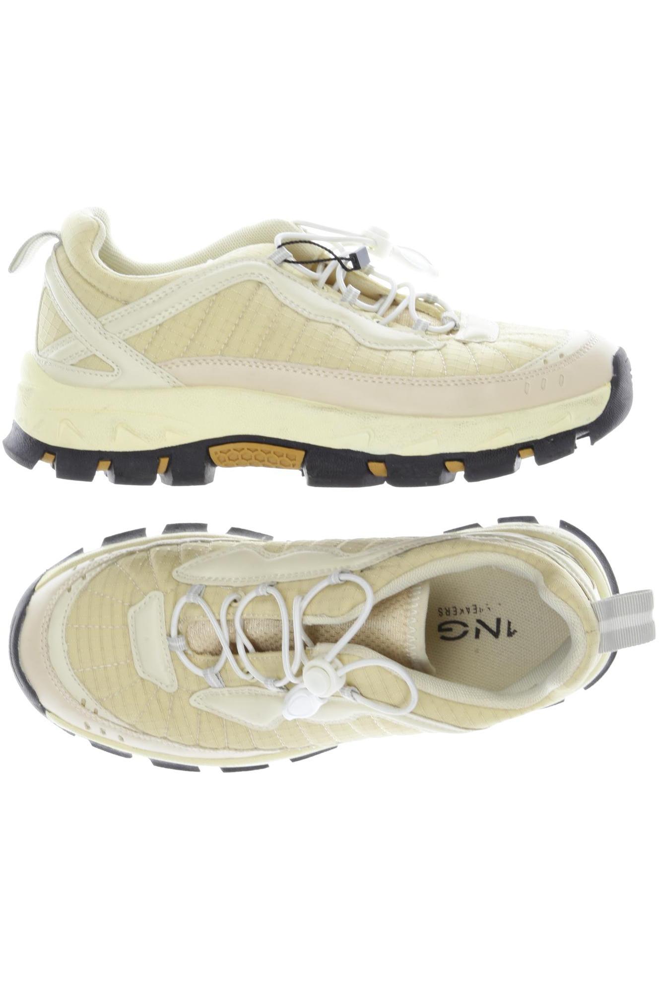 

Mango Damen Sneakers, cremeweiß, Gr. 36