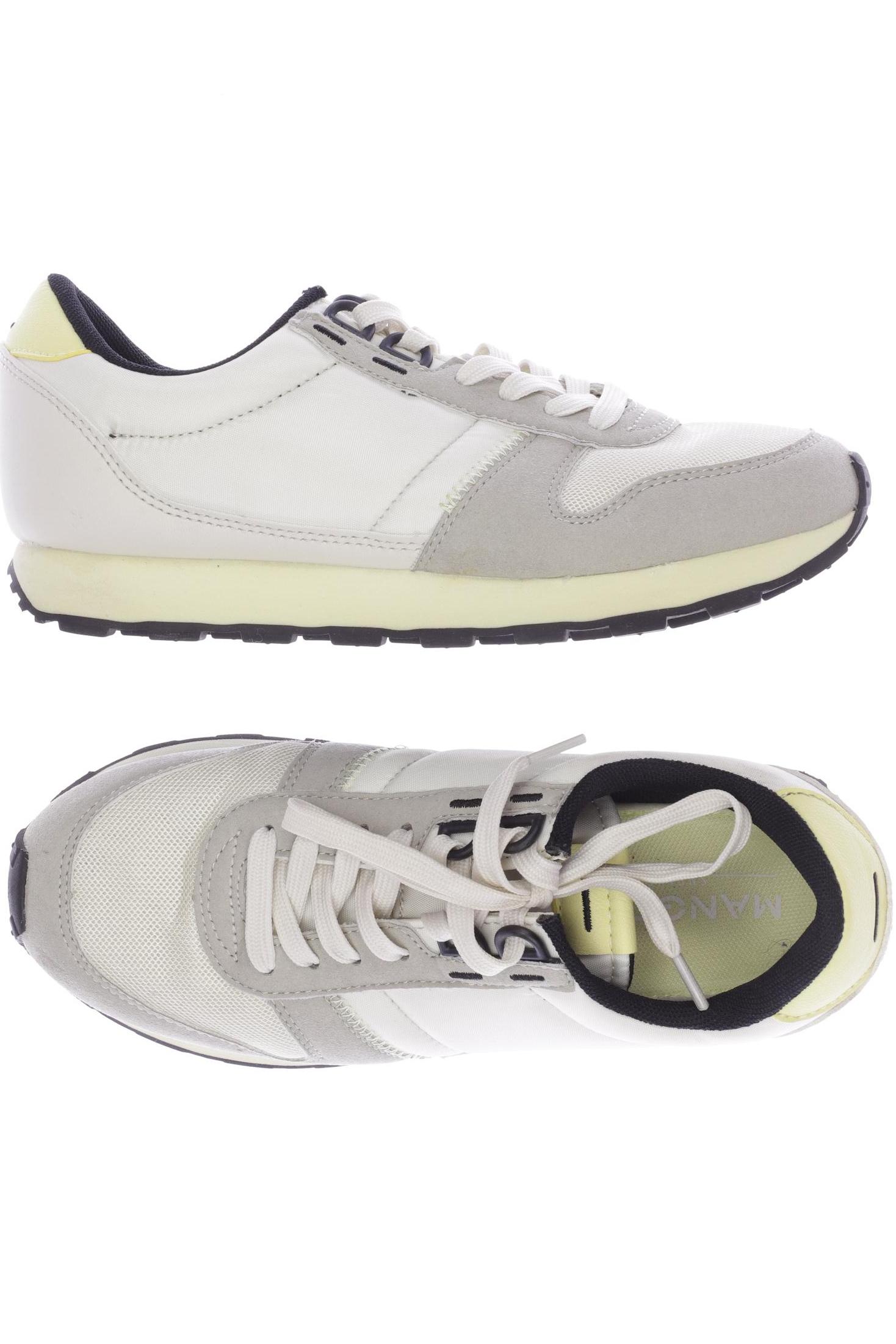 

MANGO Damen Sneakers, cremeweiß