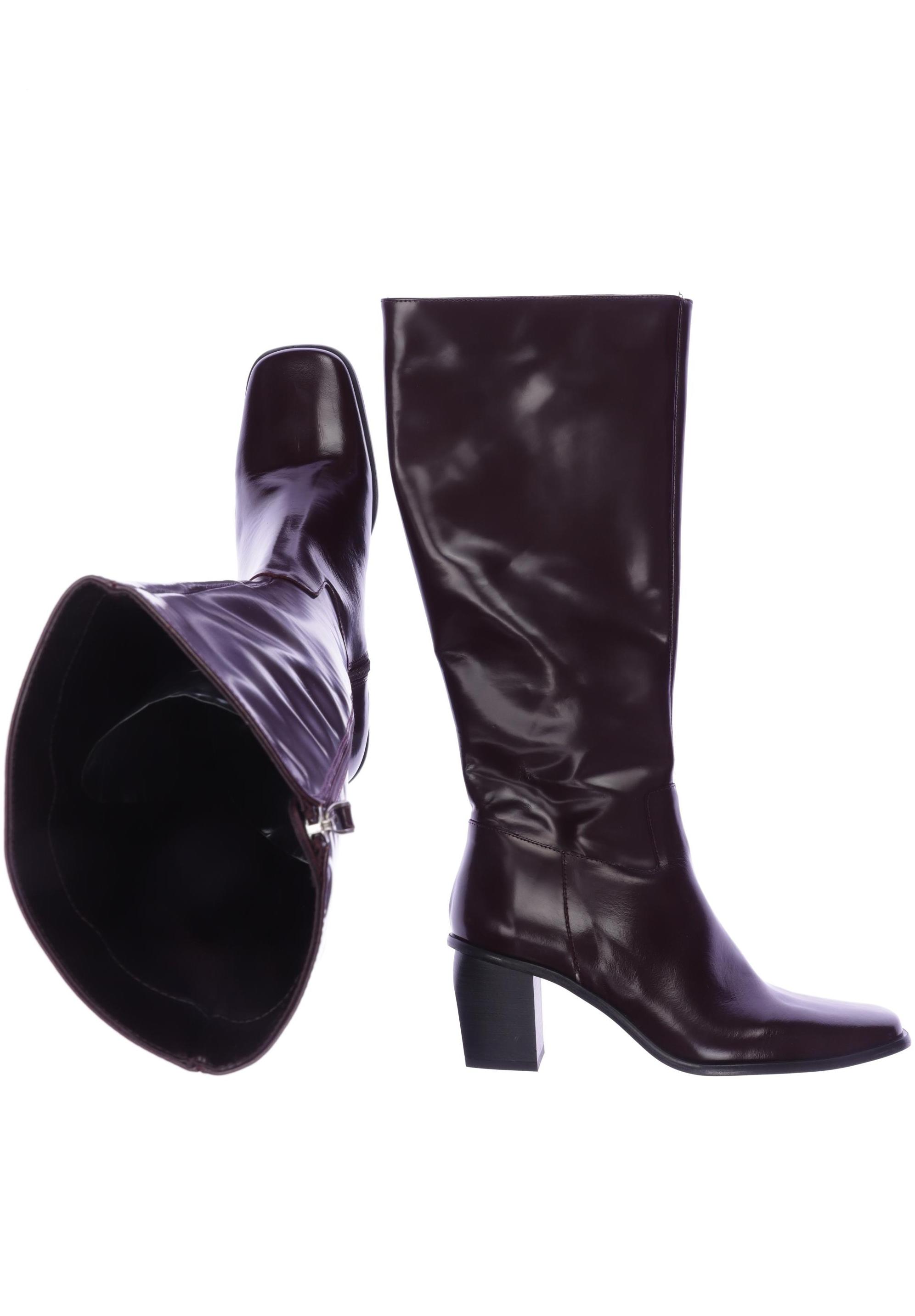 

Mango Damen Stiefel, bordeaux, Gr. 40