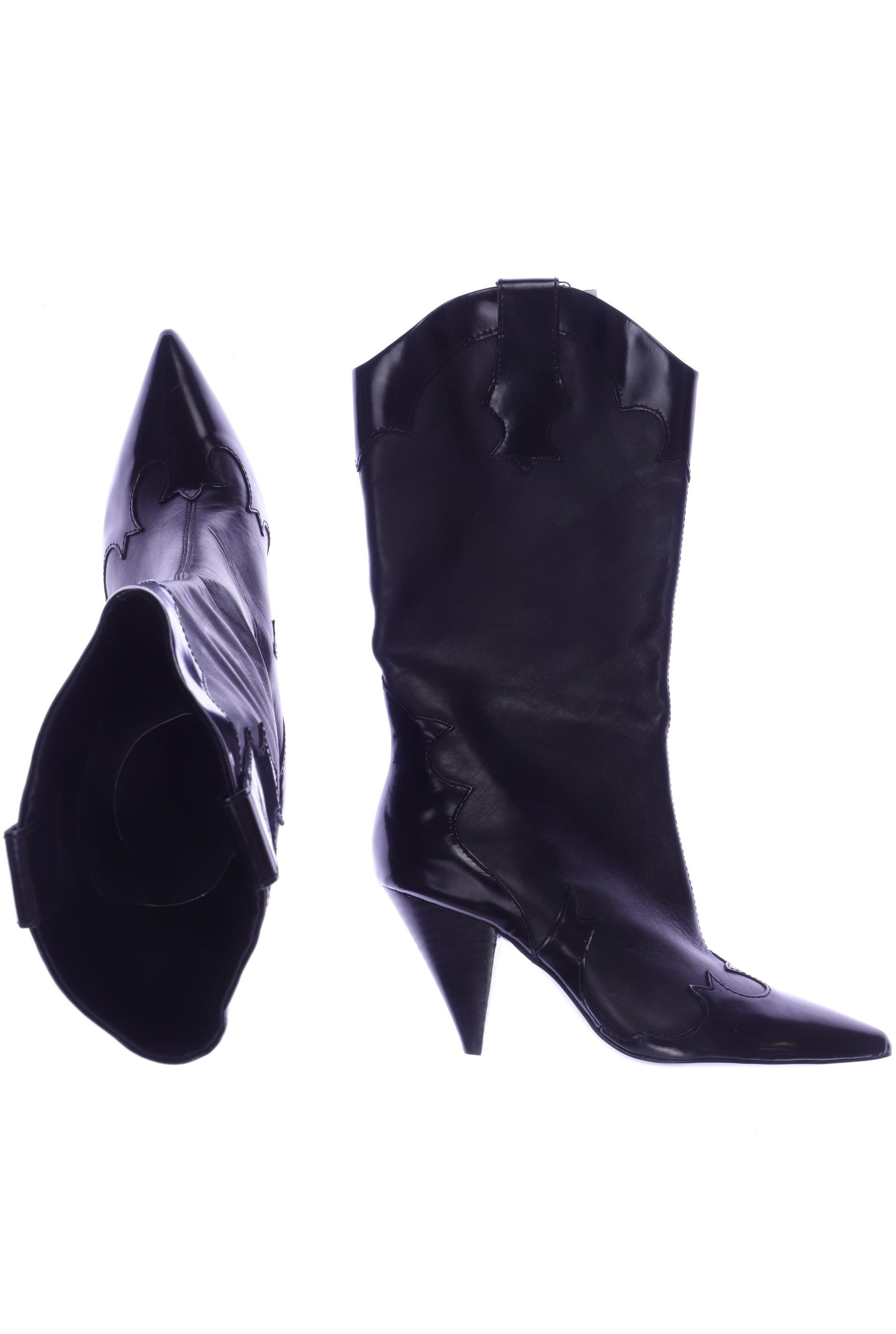 

MANGO Damen Stiefel, schwarz