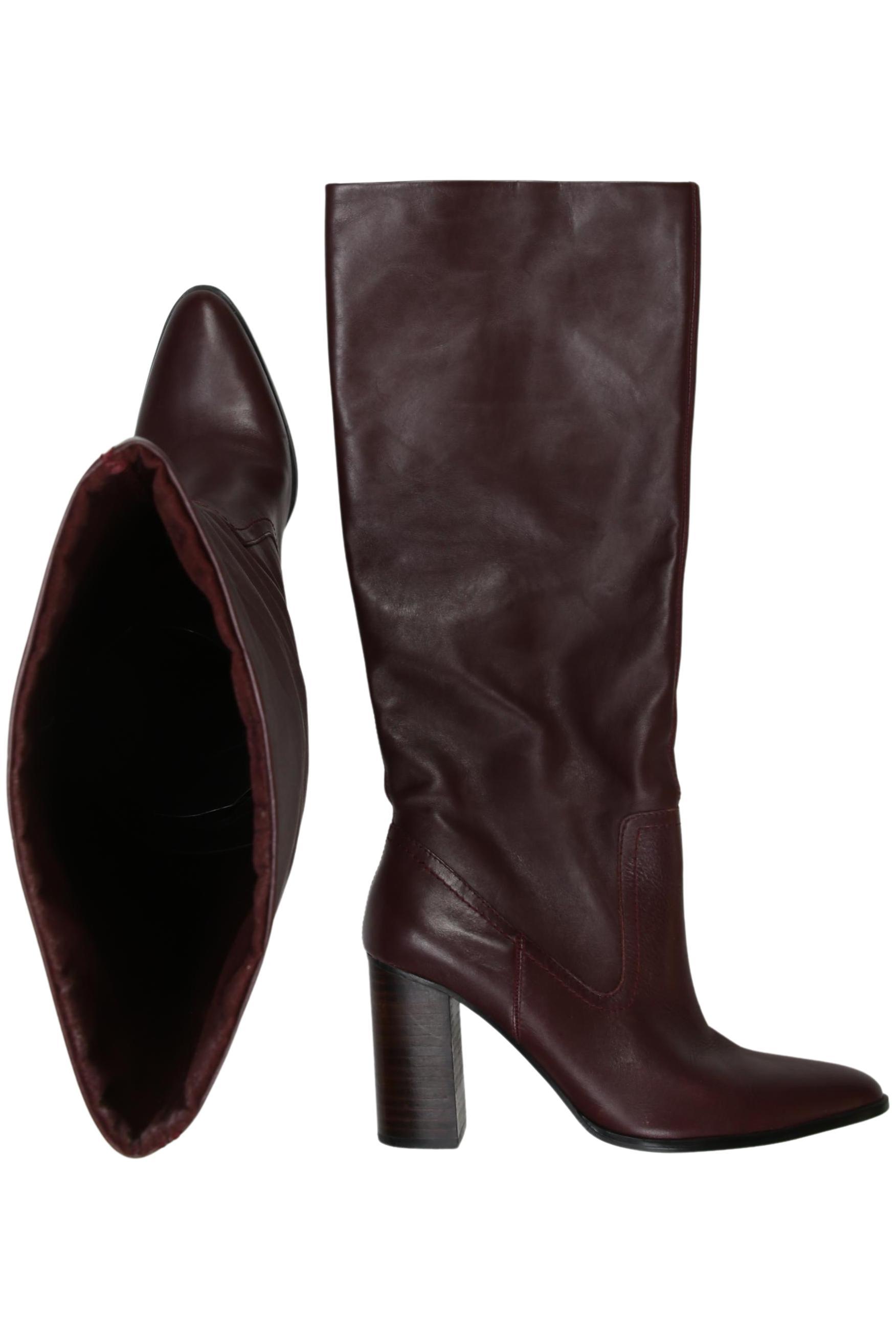 

Mango Damen Stiefel, bordeaux, Gr. 38