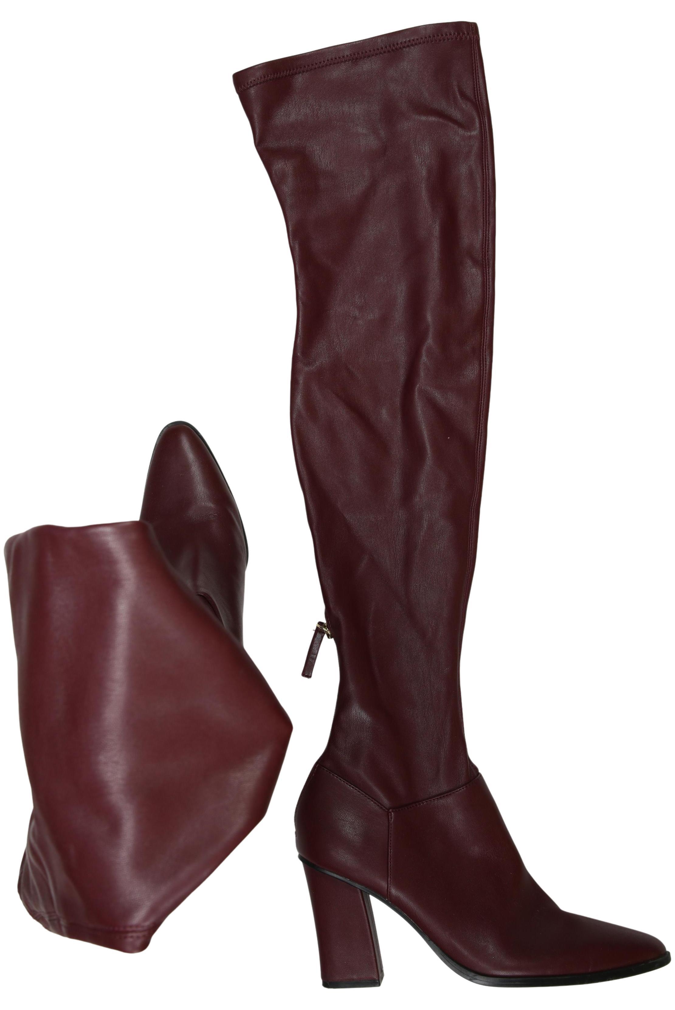 

Mango Damen Stiefel, bordeaux, Gr. 40