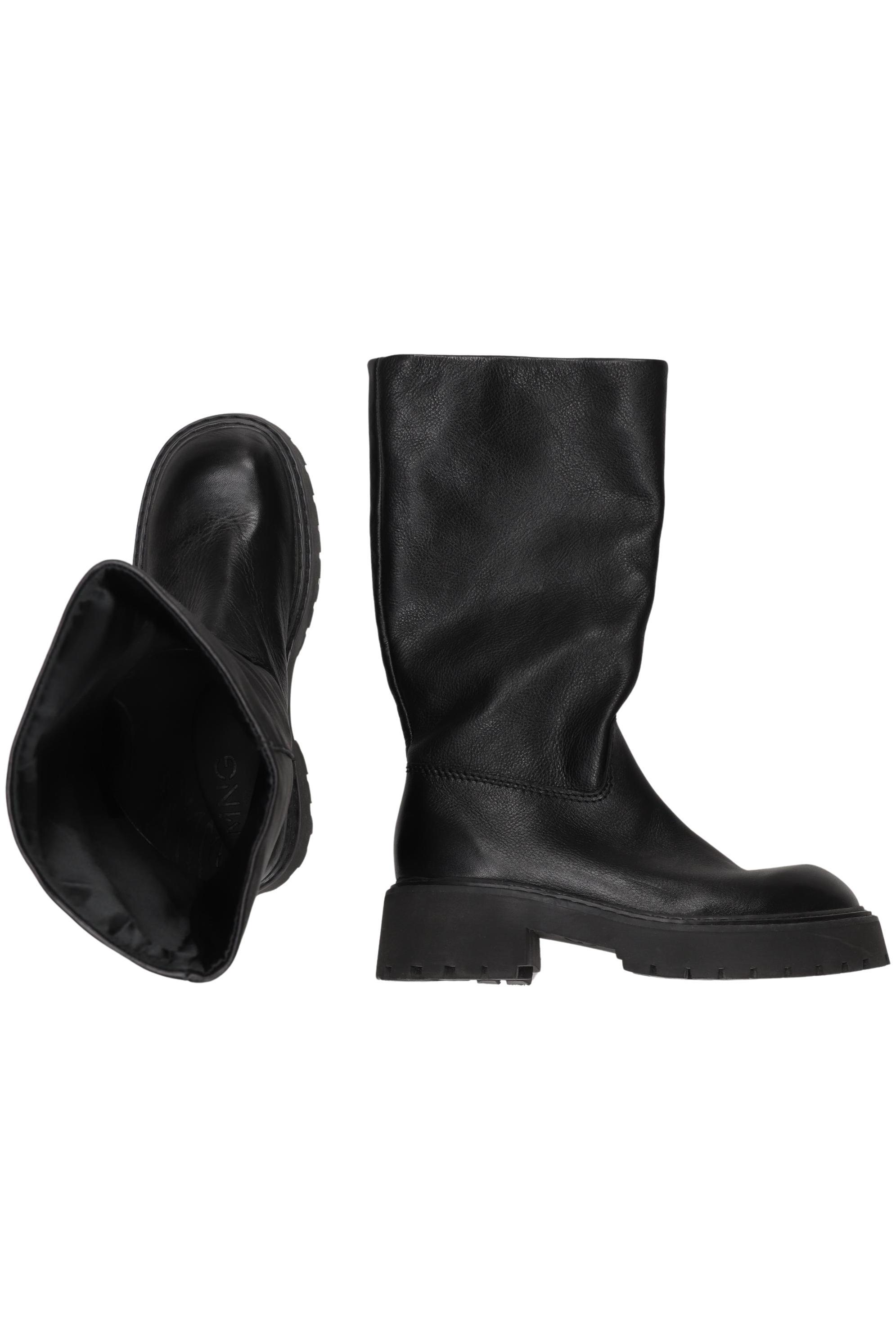 

Mango Damen Stiefel, schwarz, Gr. 38