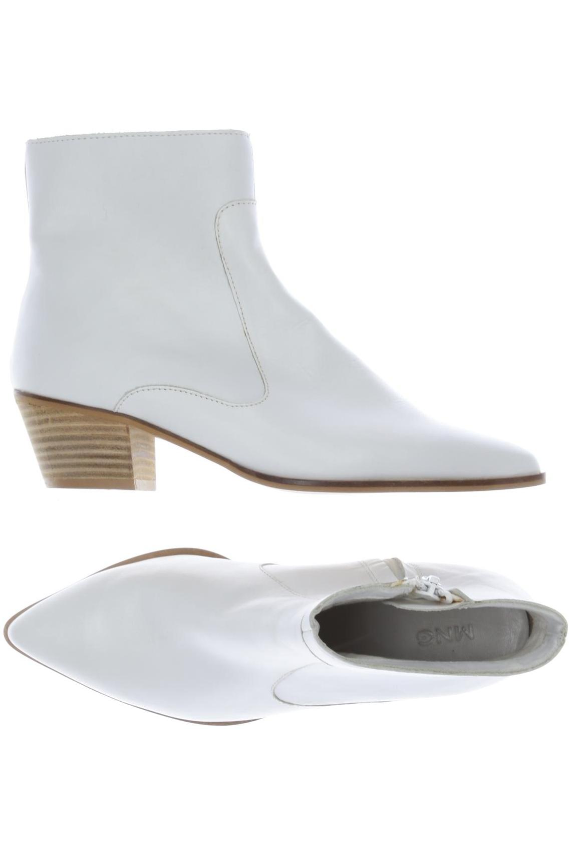 

Mango Damen Stiefelette, weiß, Gr. 36