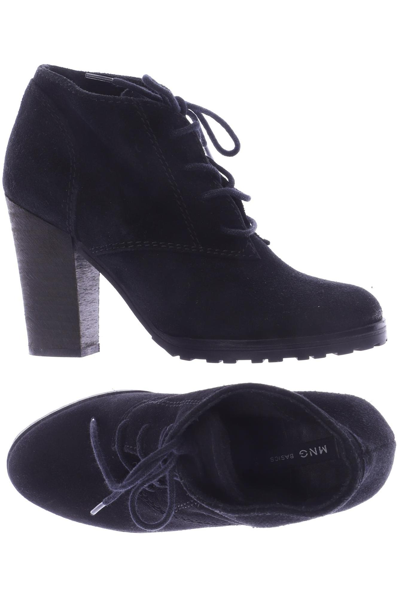 

MANGO Damen Stiefelette, schwarz