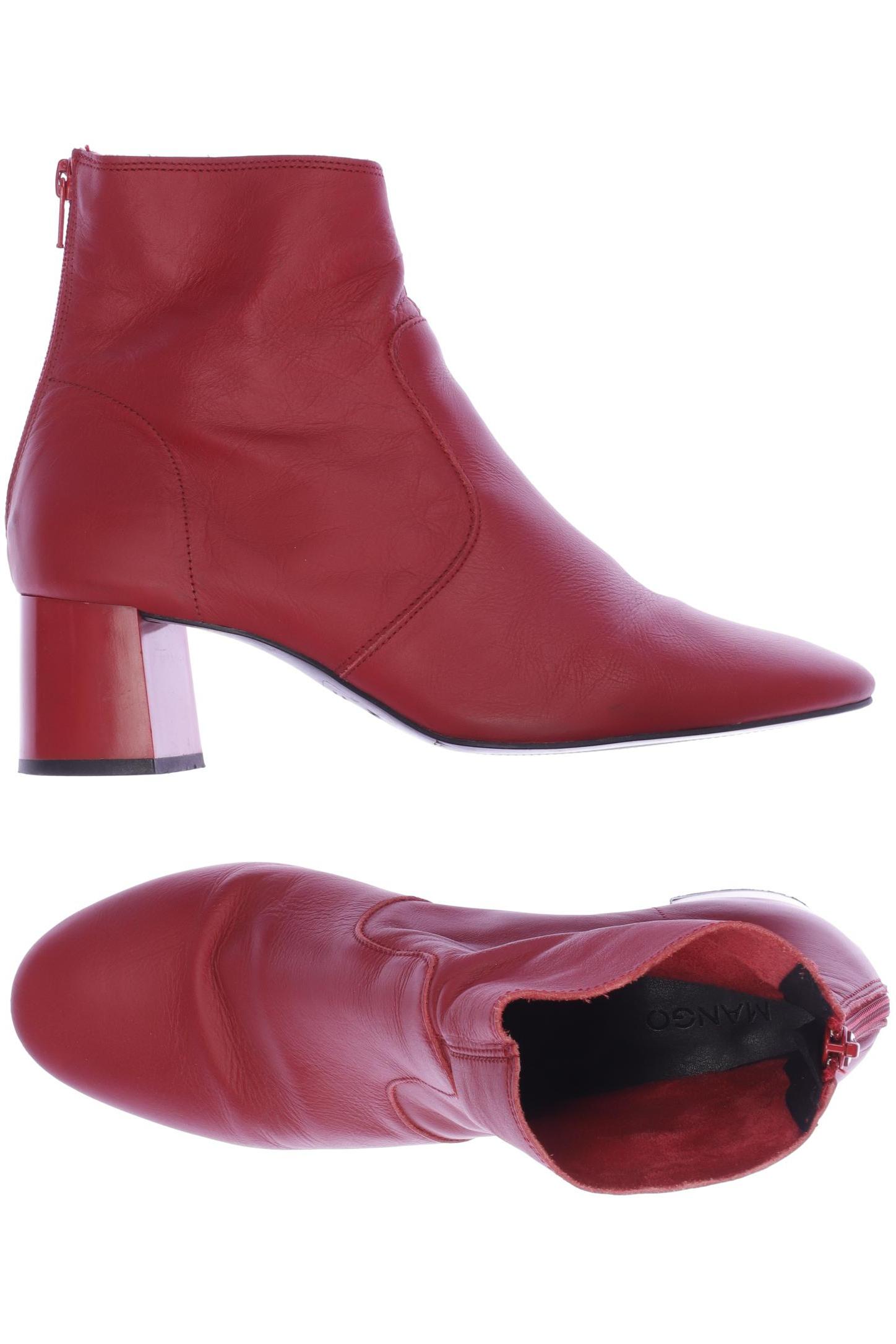 

Mango Damen Stiefelette, rot, Gr. 40