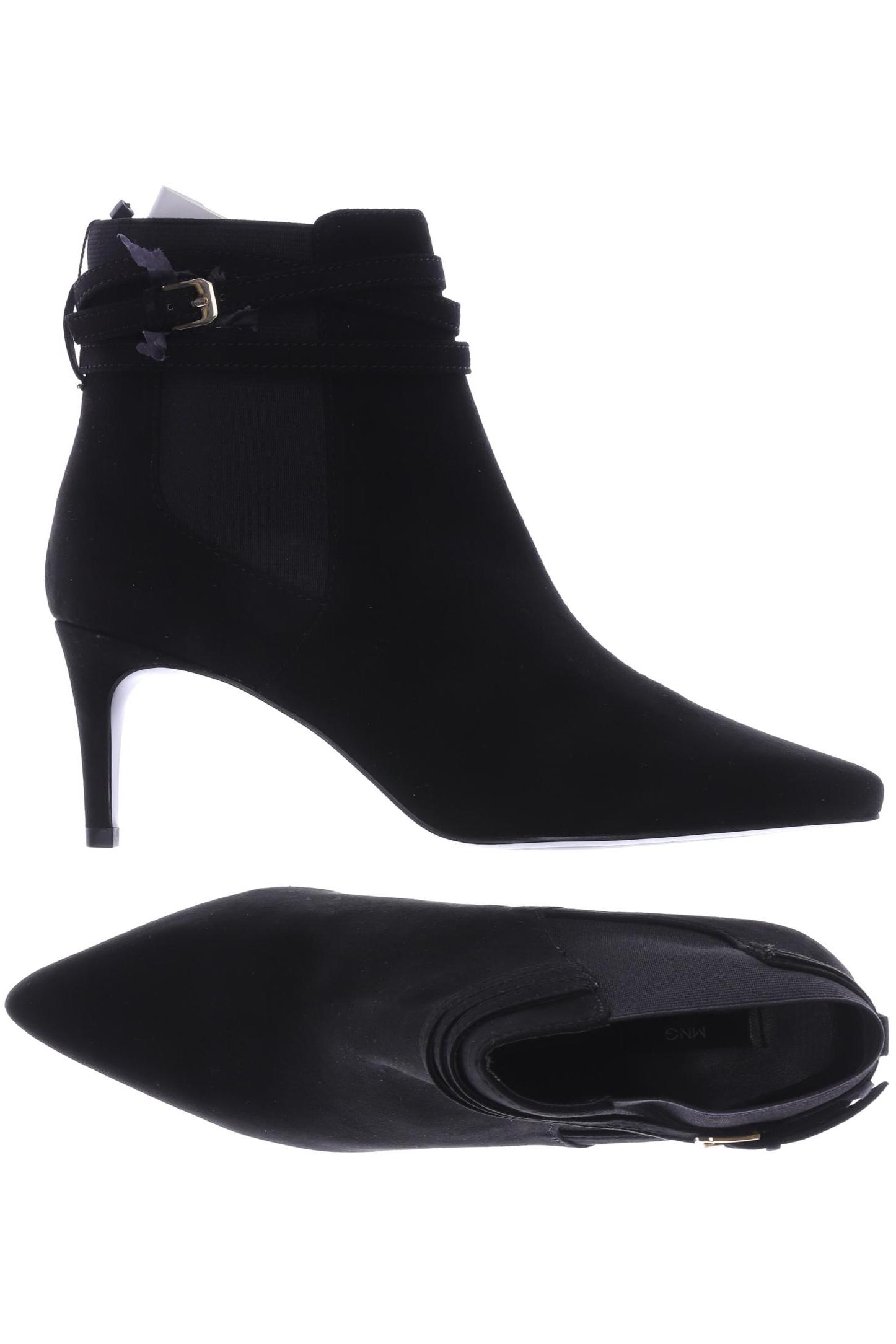 

MANGO Damen Stiefelette, schwarz