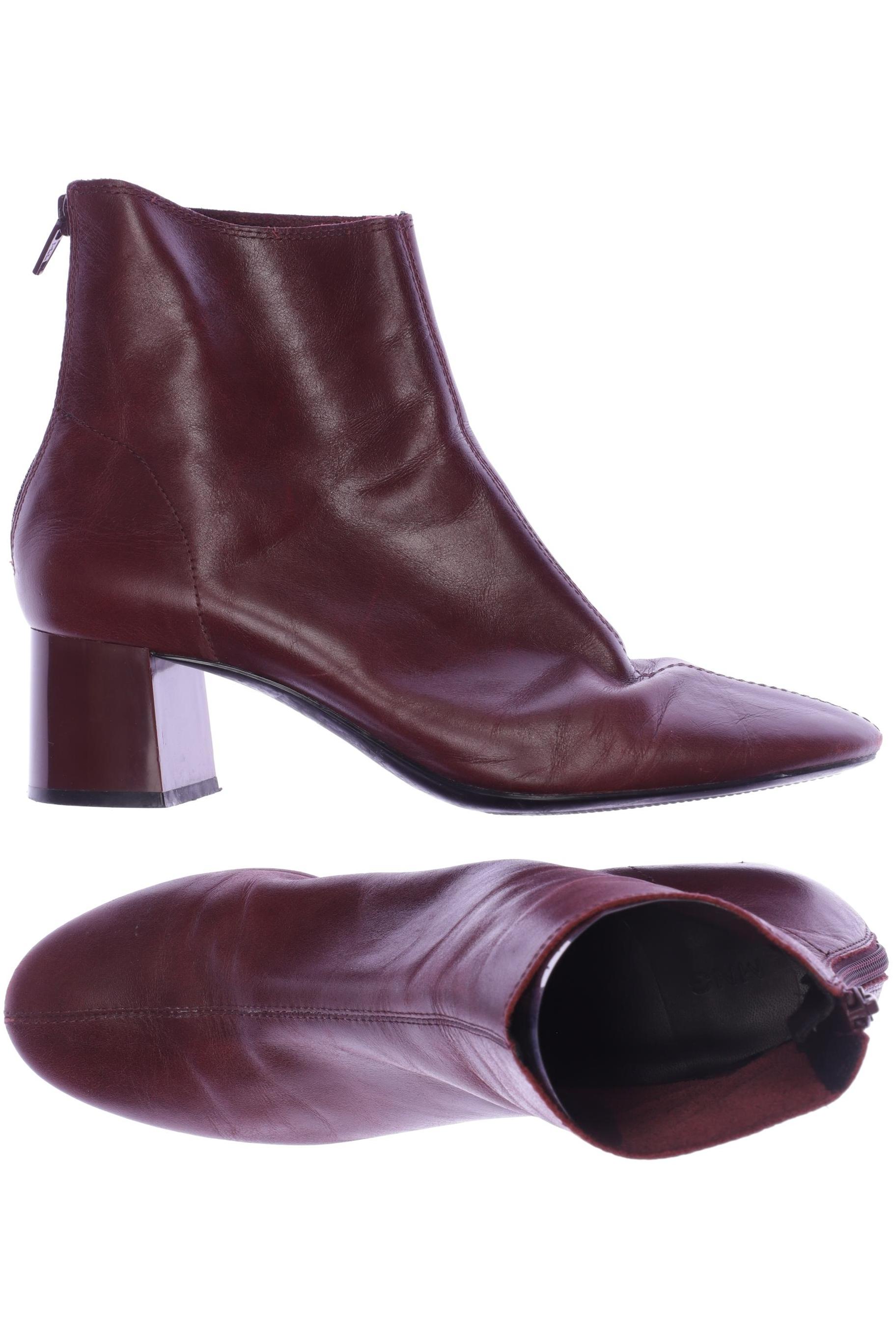 

Mango Damen Stiefelette, bordeaux, Gr. 39